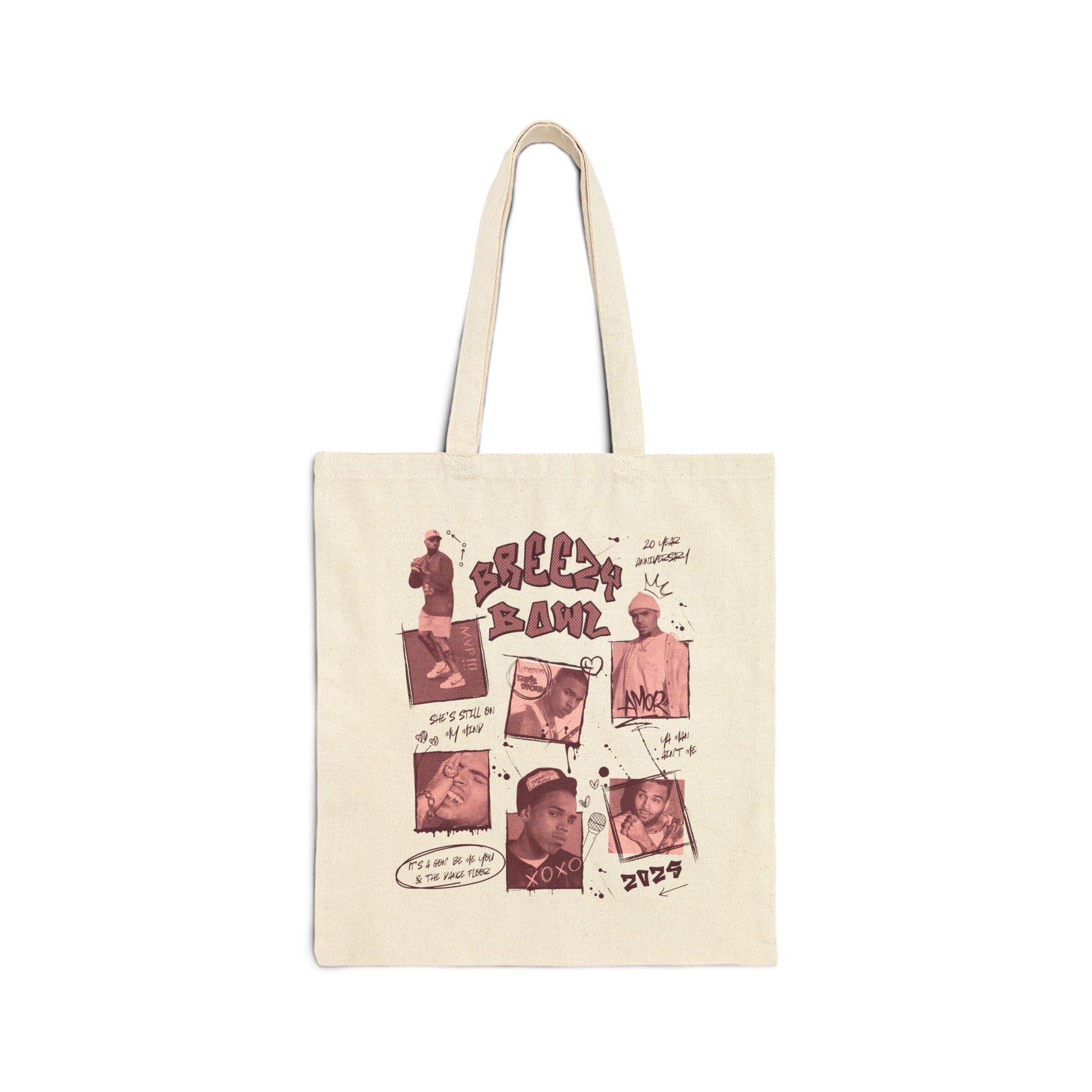 Breezy Inspired Canvas Tote Bag