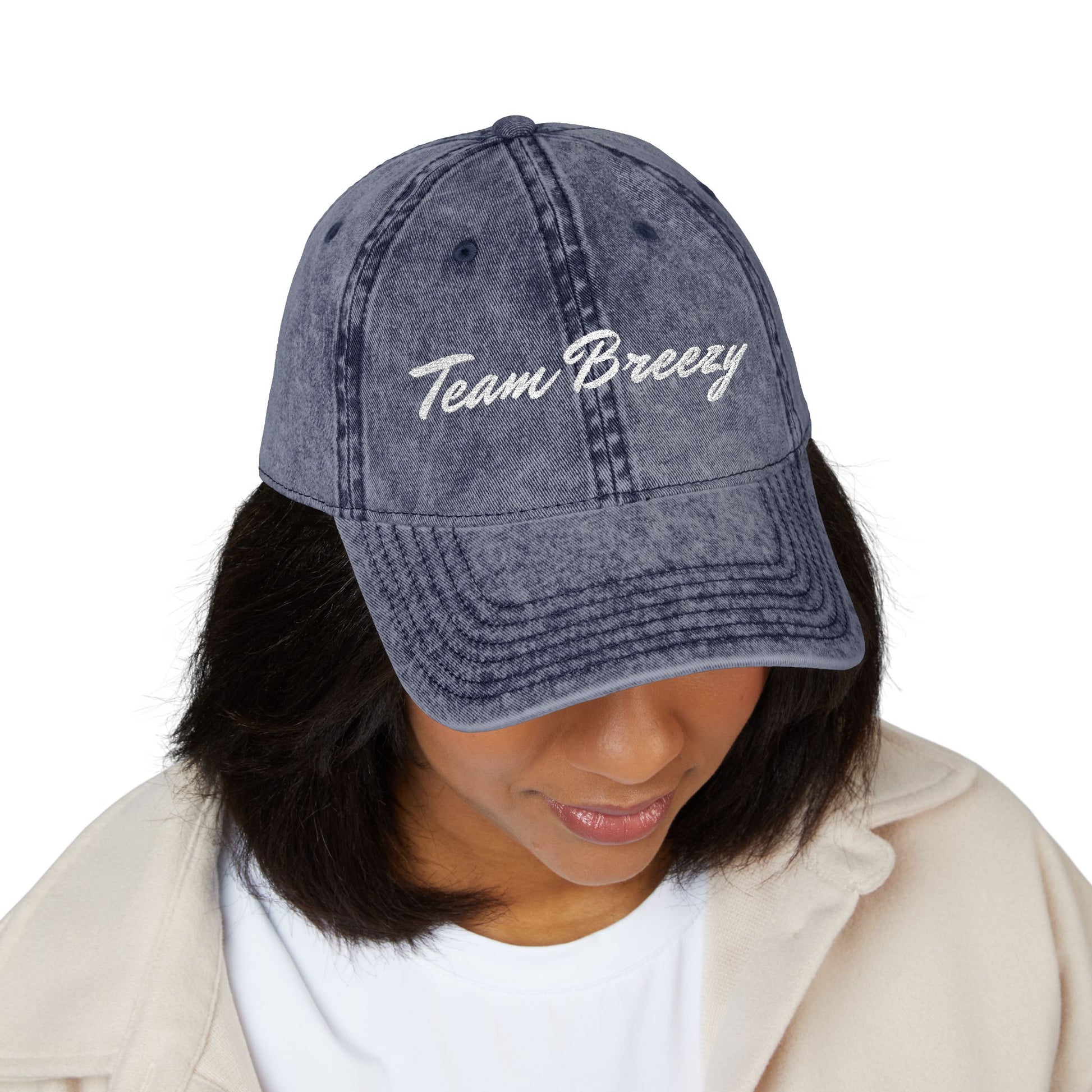 Team Breezy Vintage Dad Hat