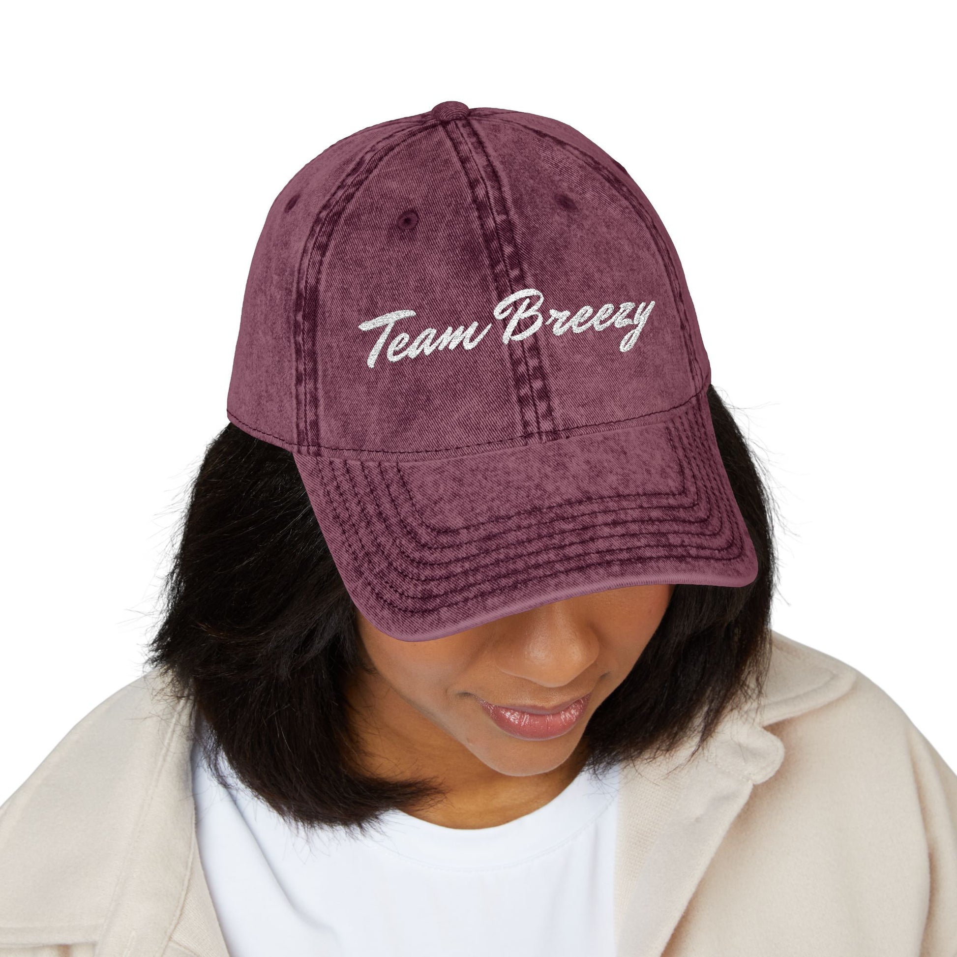 Team Breezy Vintage Dad Hat