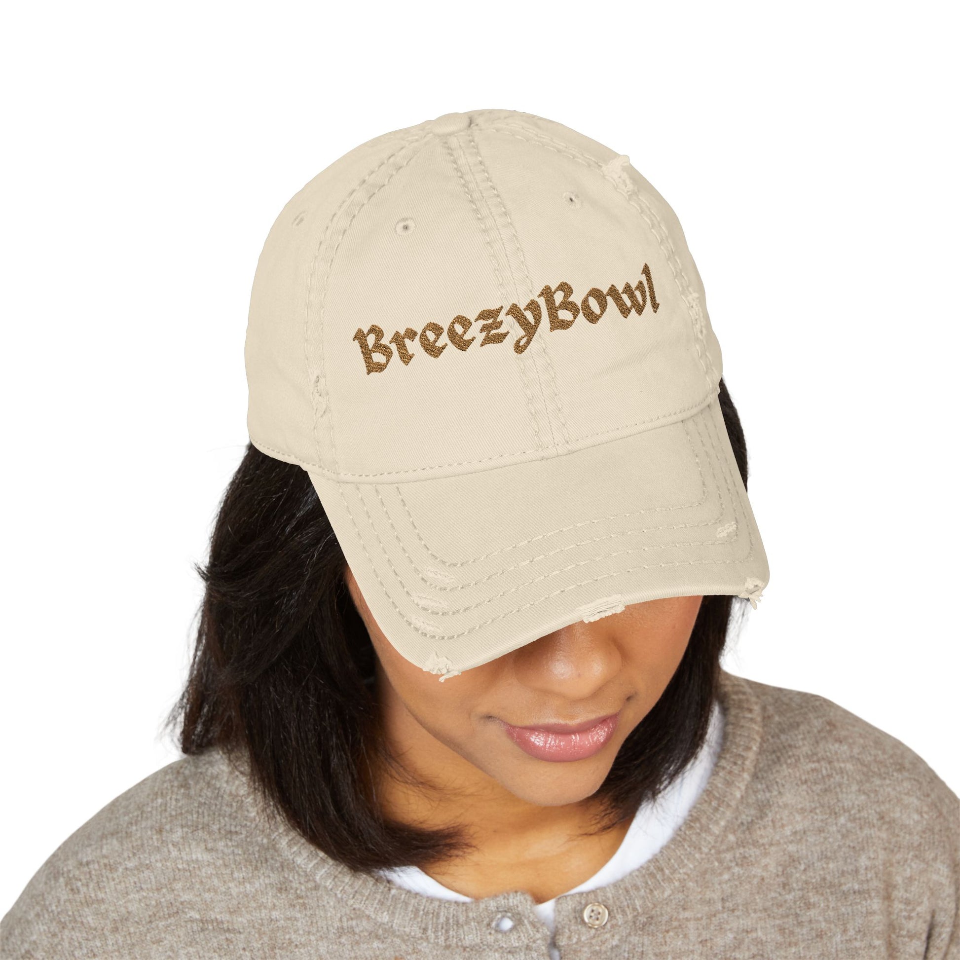 Breezy Bowl Distressed Dad Hat