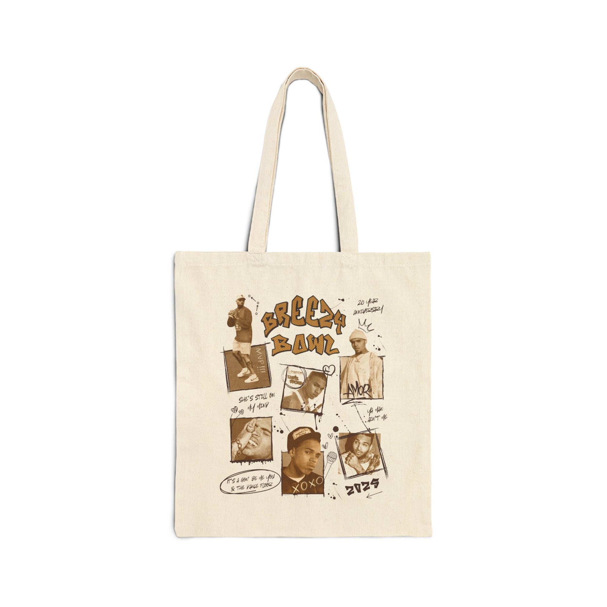 Breezy Inspired Canvas Tote Bag
