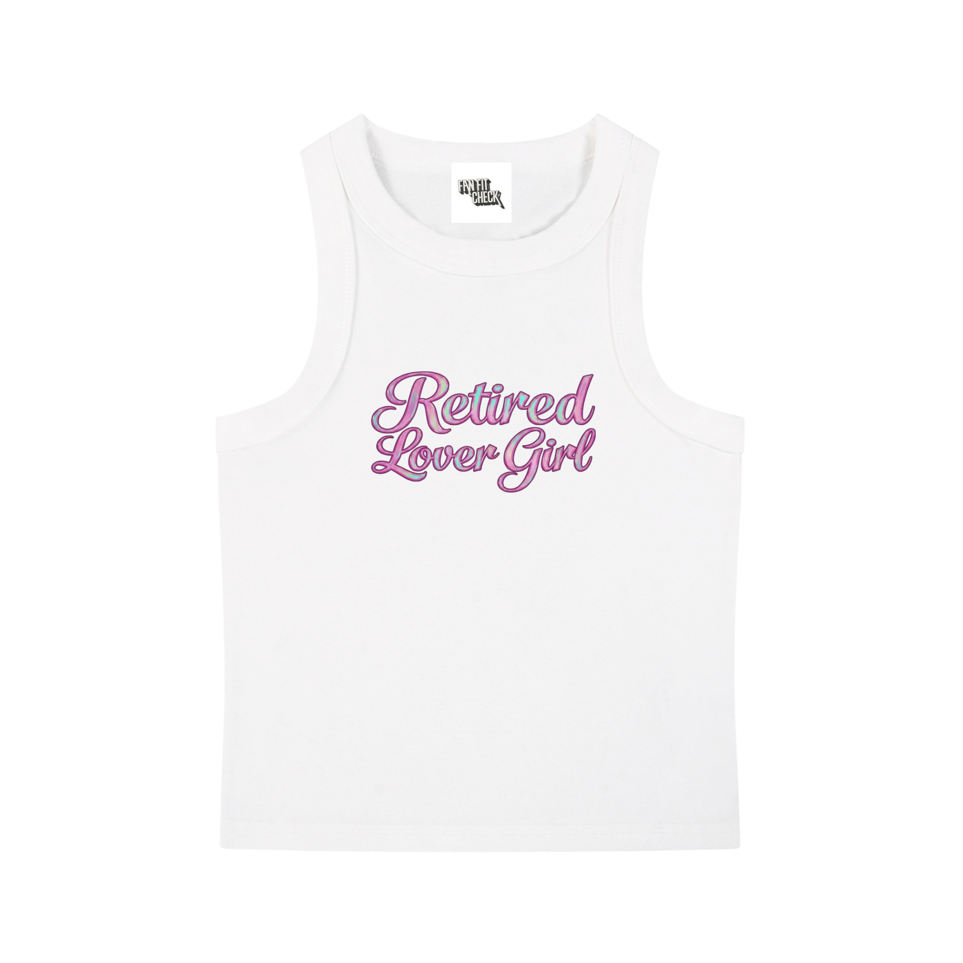 Retired Lover Girl Gradient Crop Tank