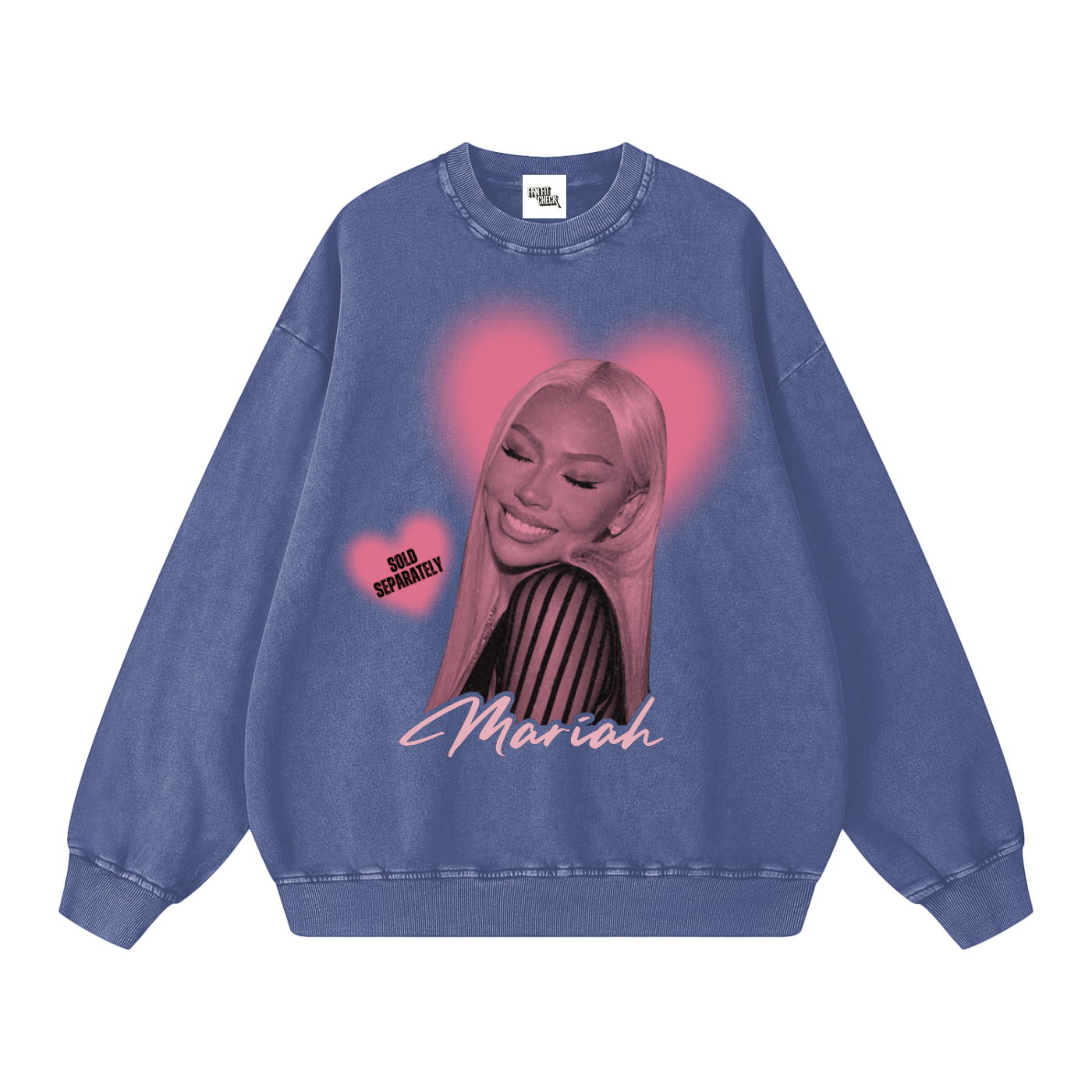 Sweatshirt,Oversized,Oversized Sweatshirt,Concert Wear,Womens Apparel,Street Wear,Mariah the Scientist,Hearts Sold Seperately Tour ,Winter Wear,Spring Wear
