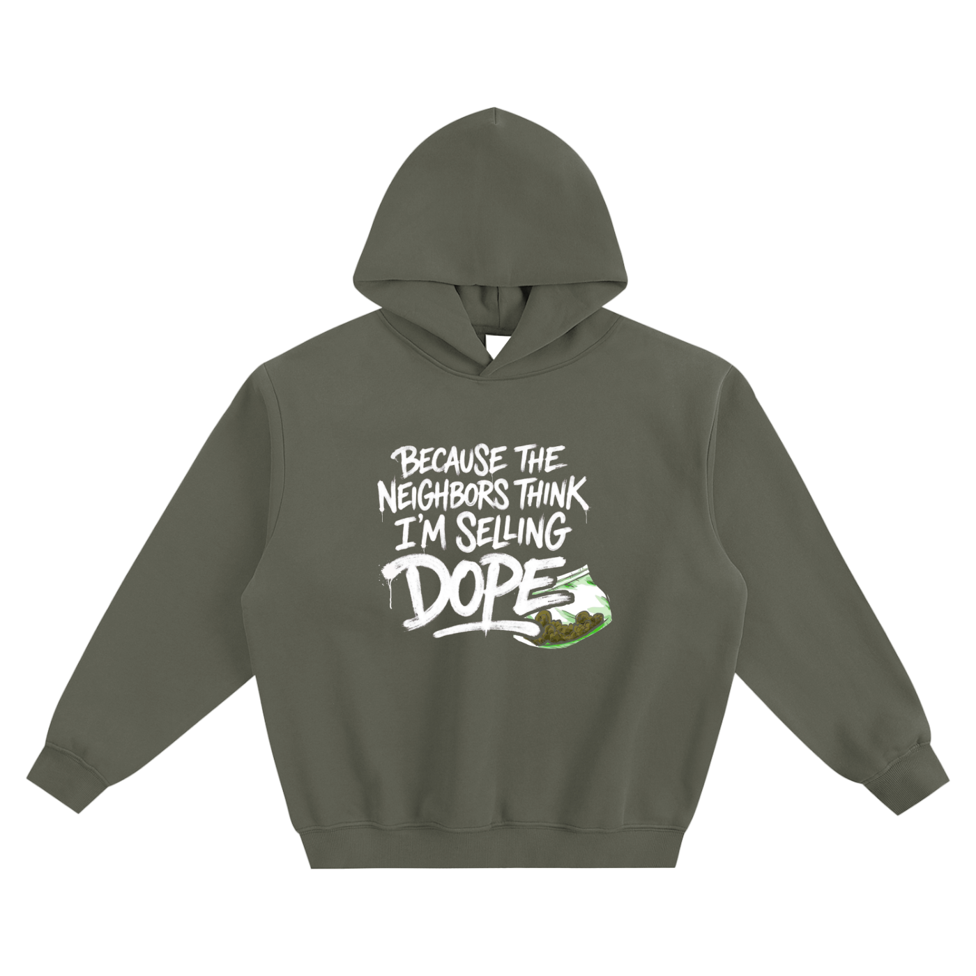 J Cole Inspired Neighbors Fleeced Hoodie