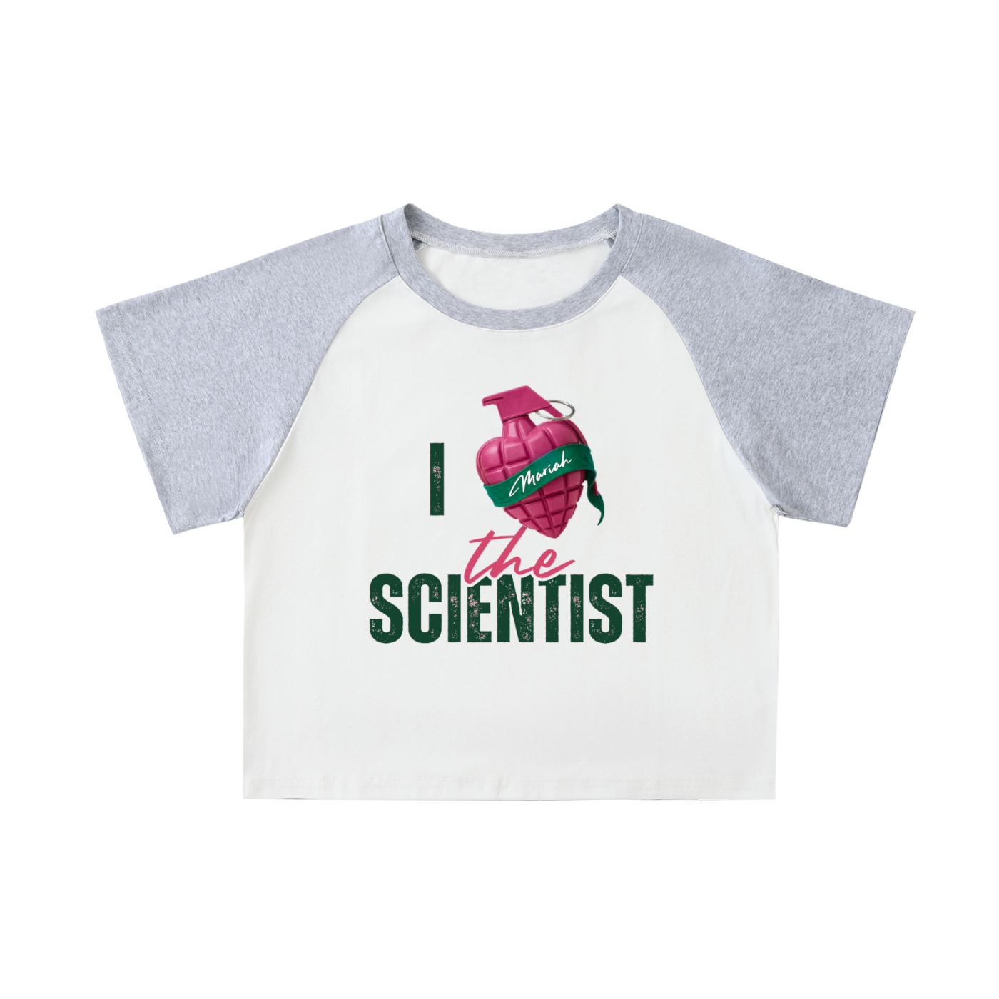 Crop Top,Raglan,Concert Wear,Womens Apparel,Spring Wear,Casual Wear,Street Wear,Gift For Her,Mariah the Scientist,Summer Wear