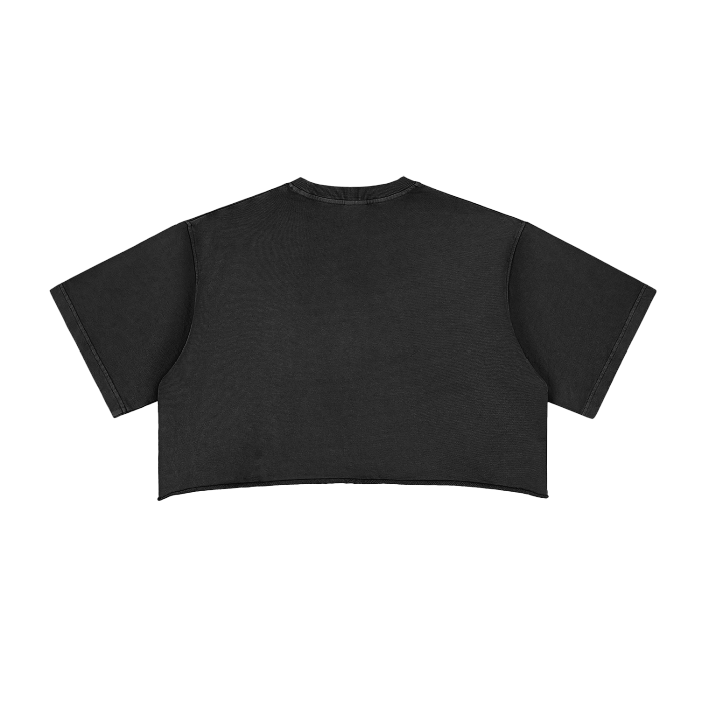 Gunna Inspired Her All Along Washed Raw Edge Crop Top