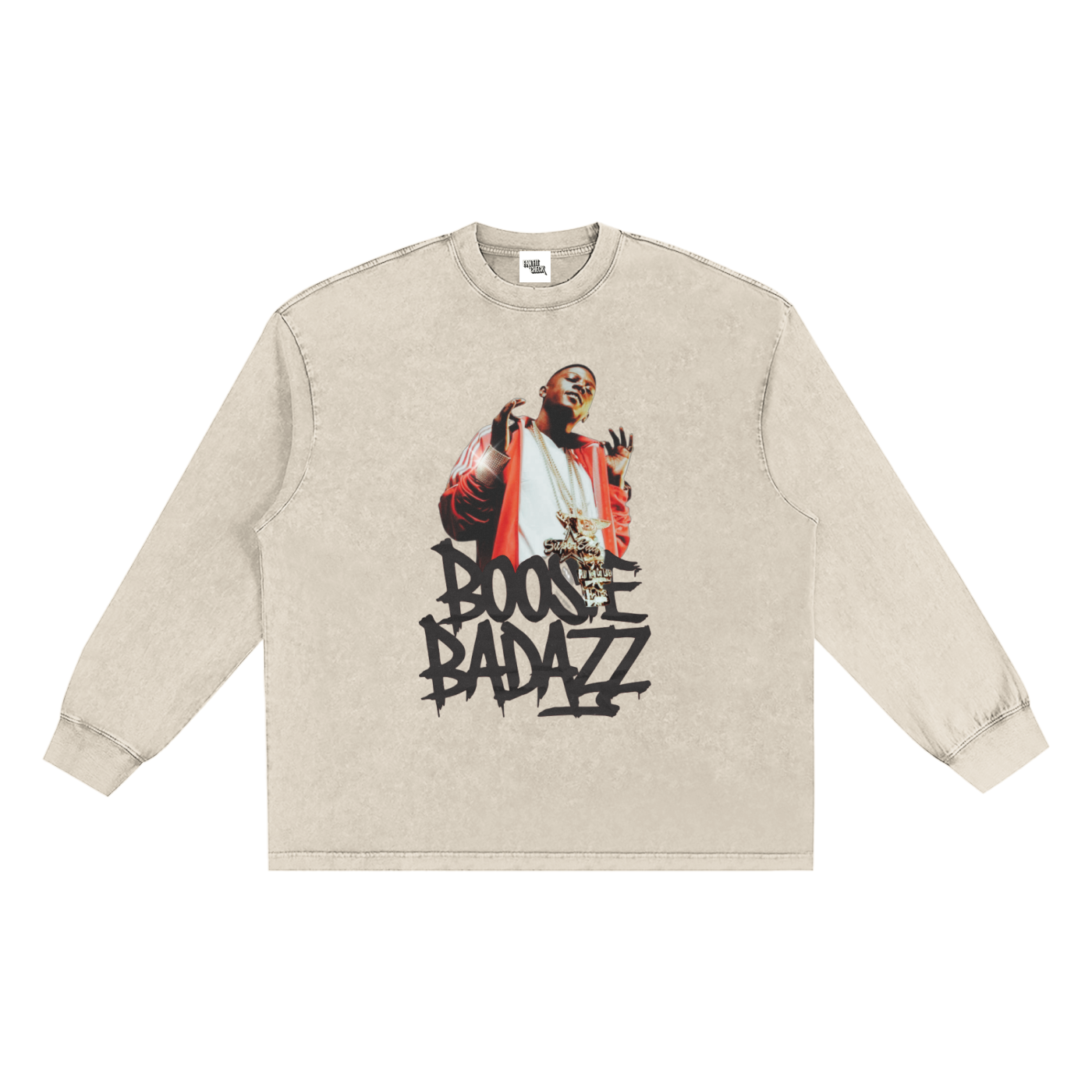 Lil Boosie Inspired Washed Frayed Edge T-Shirt