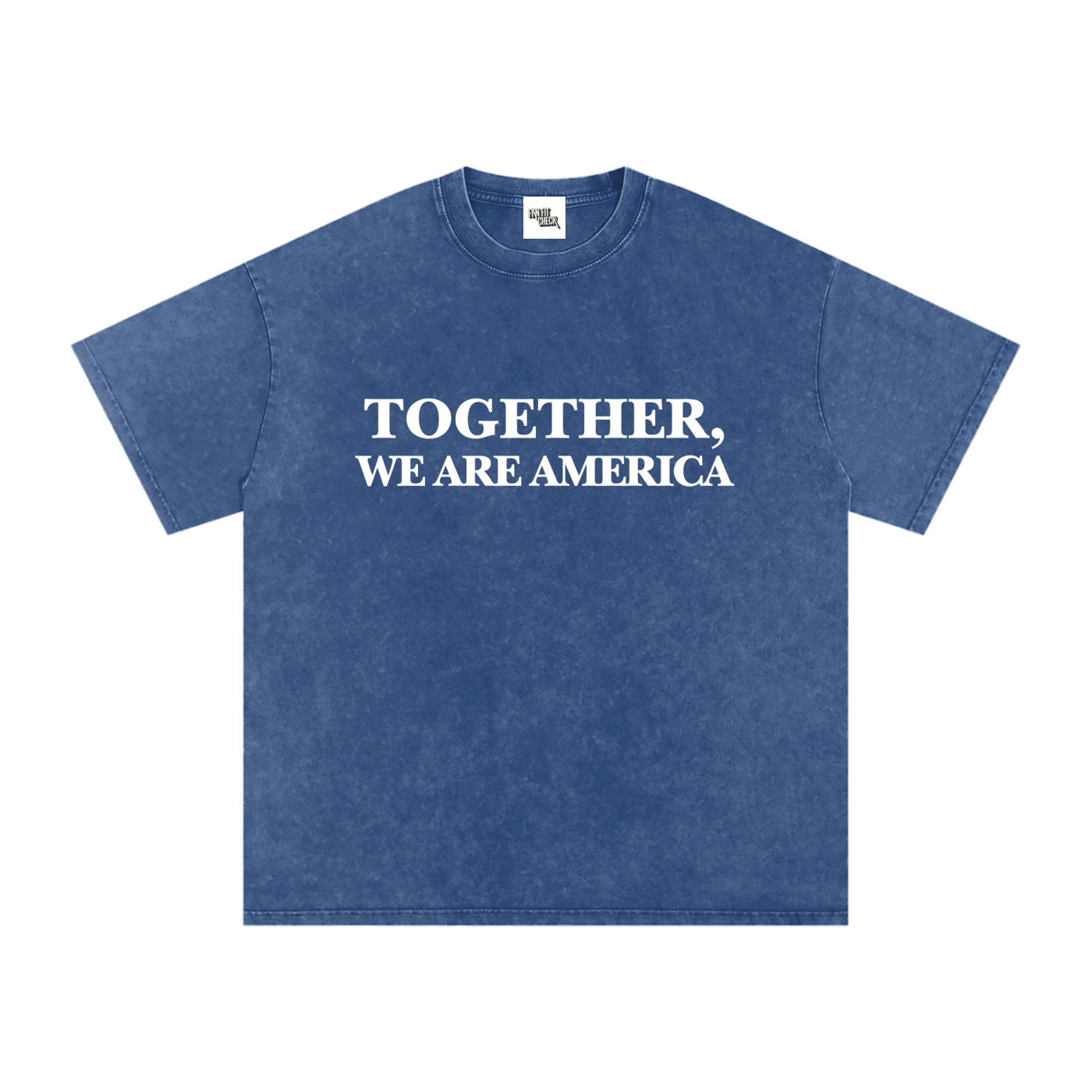 TOGETHER, WE ARE AMERICA - Washed Oversized T-Shirt