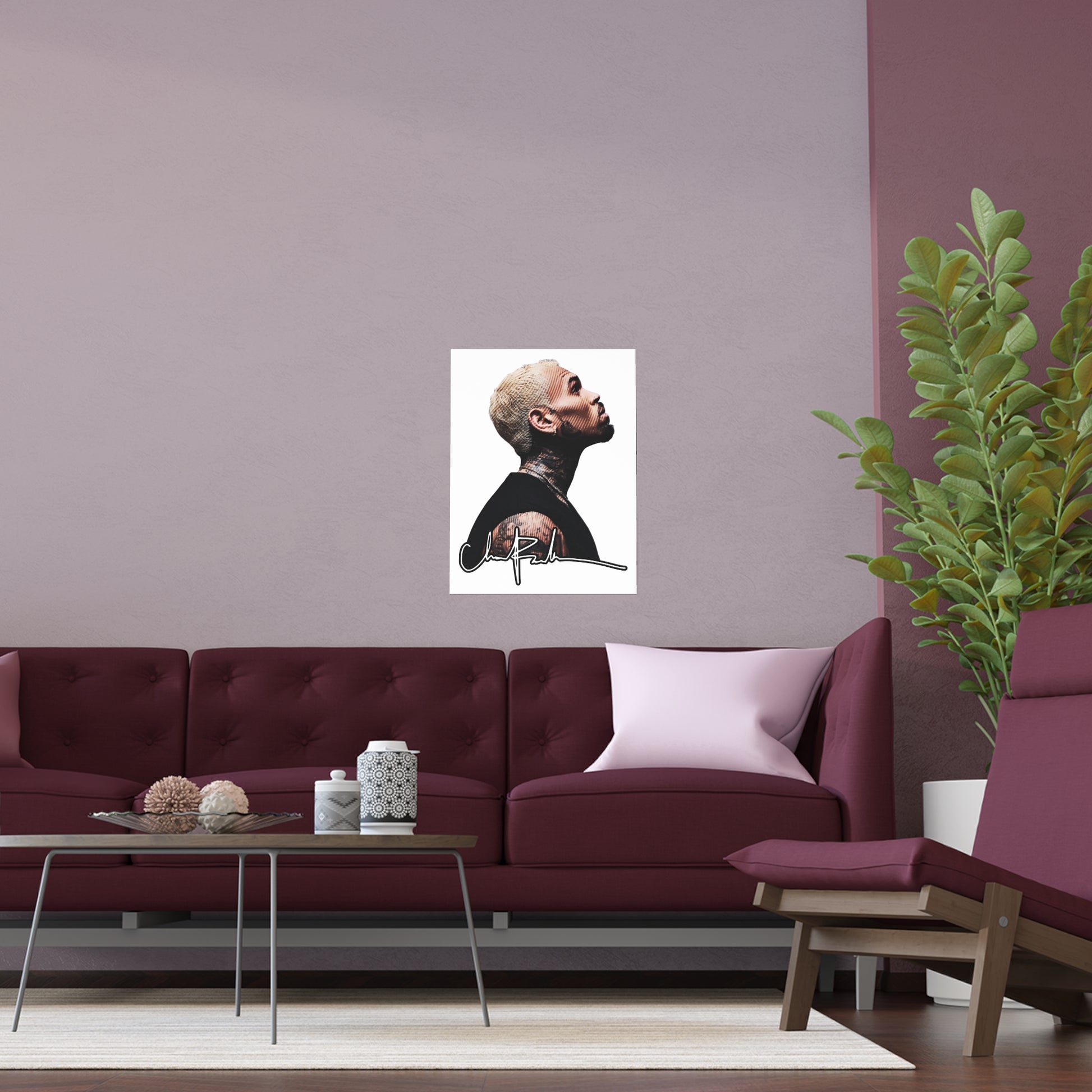 Chris Brown Inspired Poster