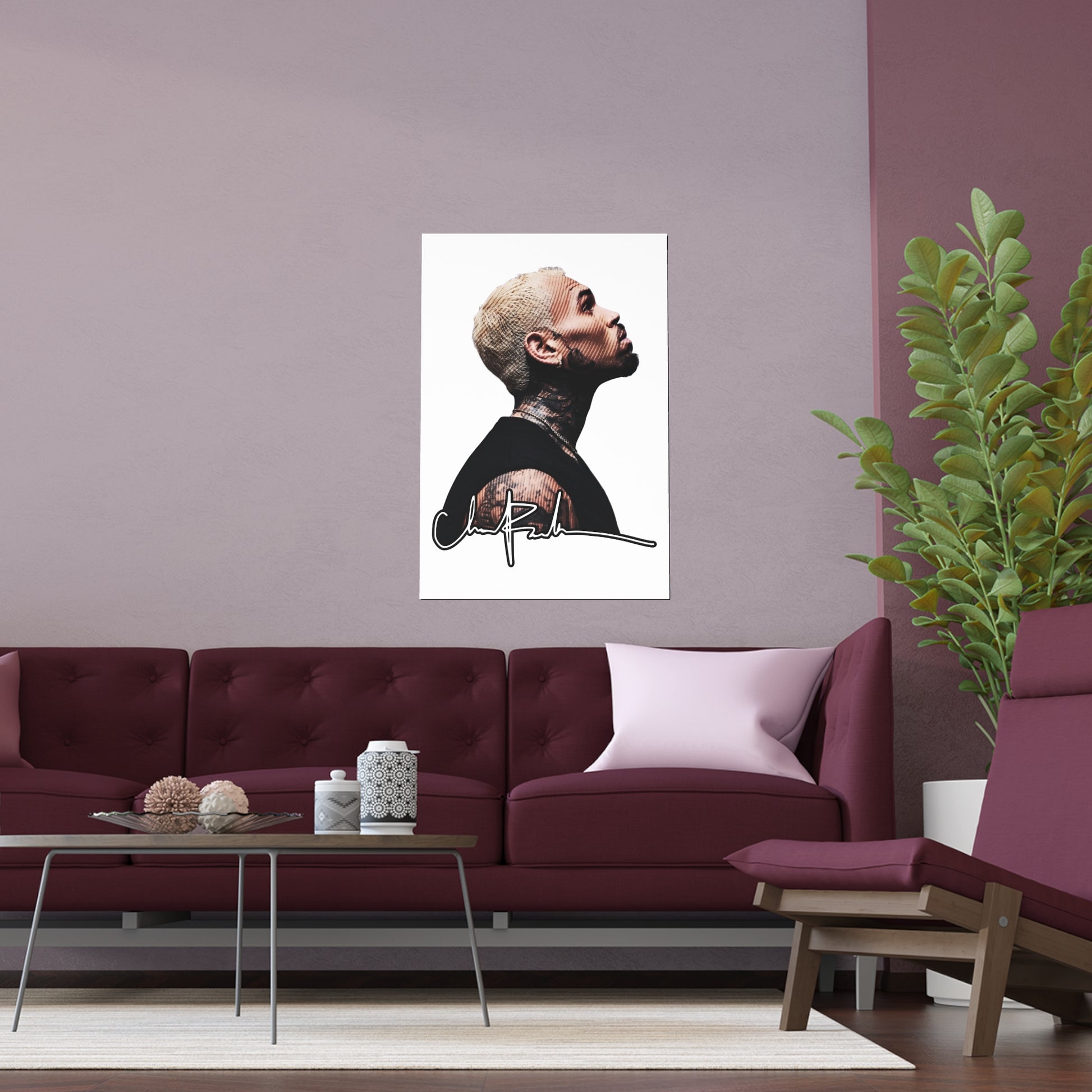 Chris Brown Inspired Poster