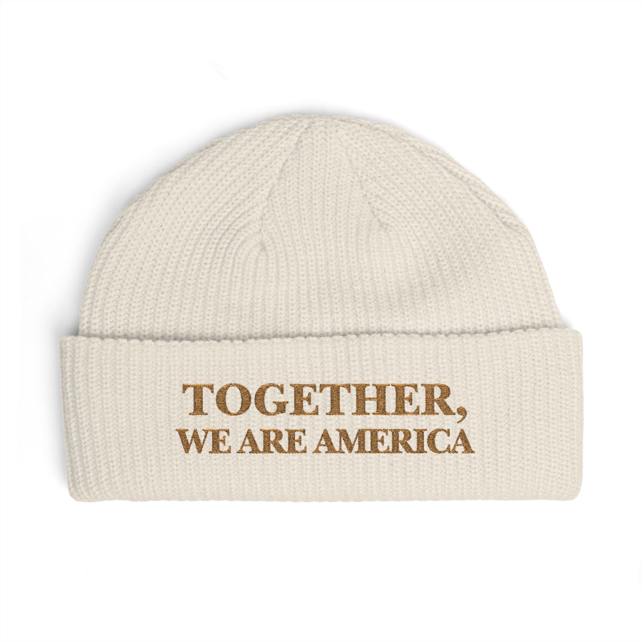 THE NEW AMERICAN HAT - Embroidered Cuff Beanie