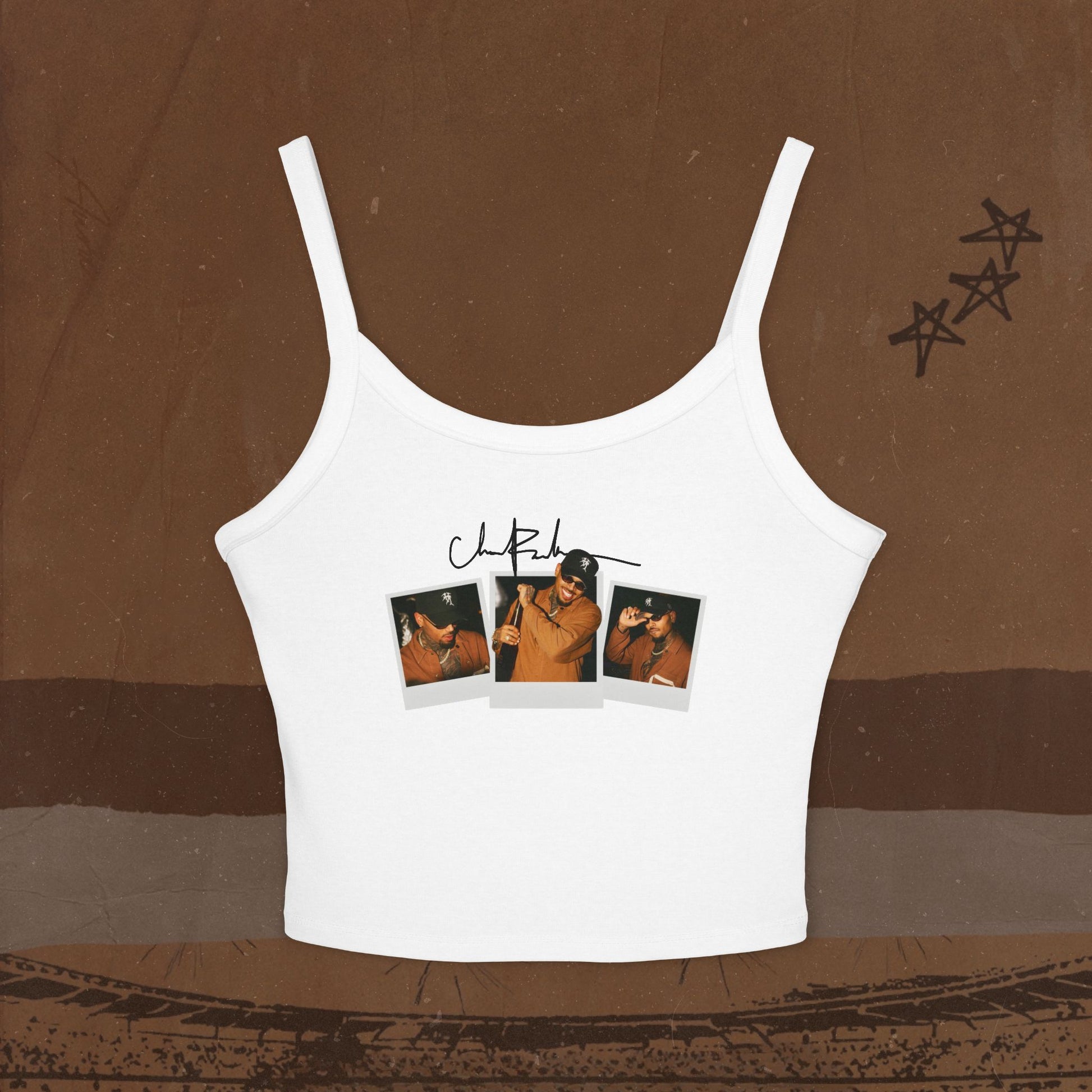 Polaroid Breezy Spaghetti Strap Tank Top