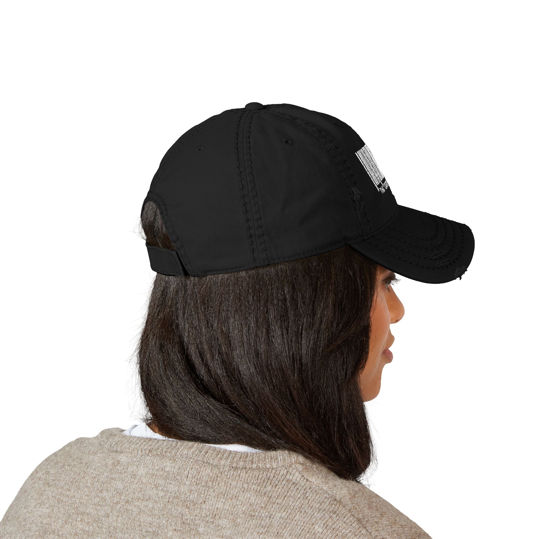 Weezy Fan Inspired Carter Tour Bar Code Distressed Dad Hat (Embroidery)