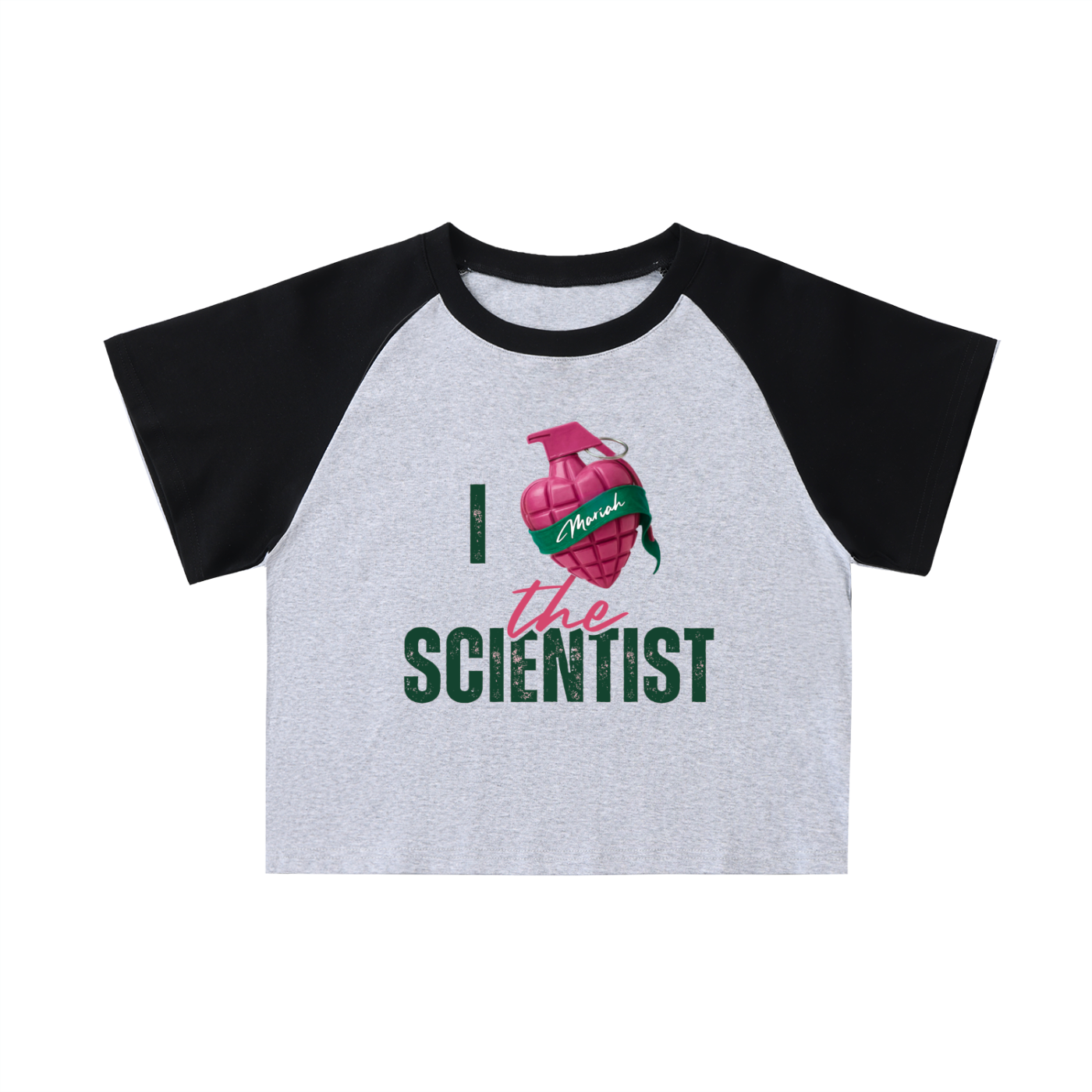 Crop Top,Raglan,Concert Wear,Womens Apparel,Spring Wear,Casual Wear,Street Wear,Gift For Her,Mariah the Scientist,Summer Wear