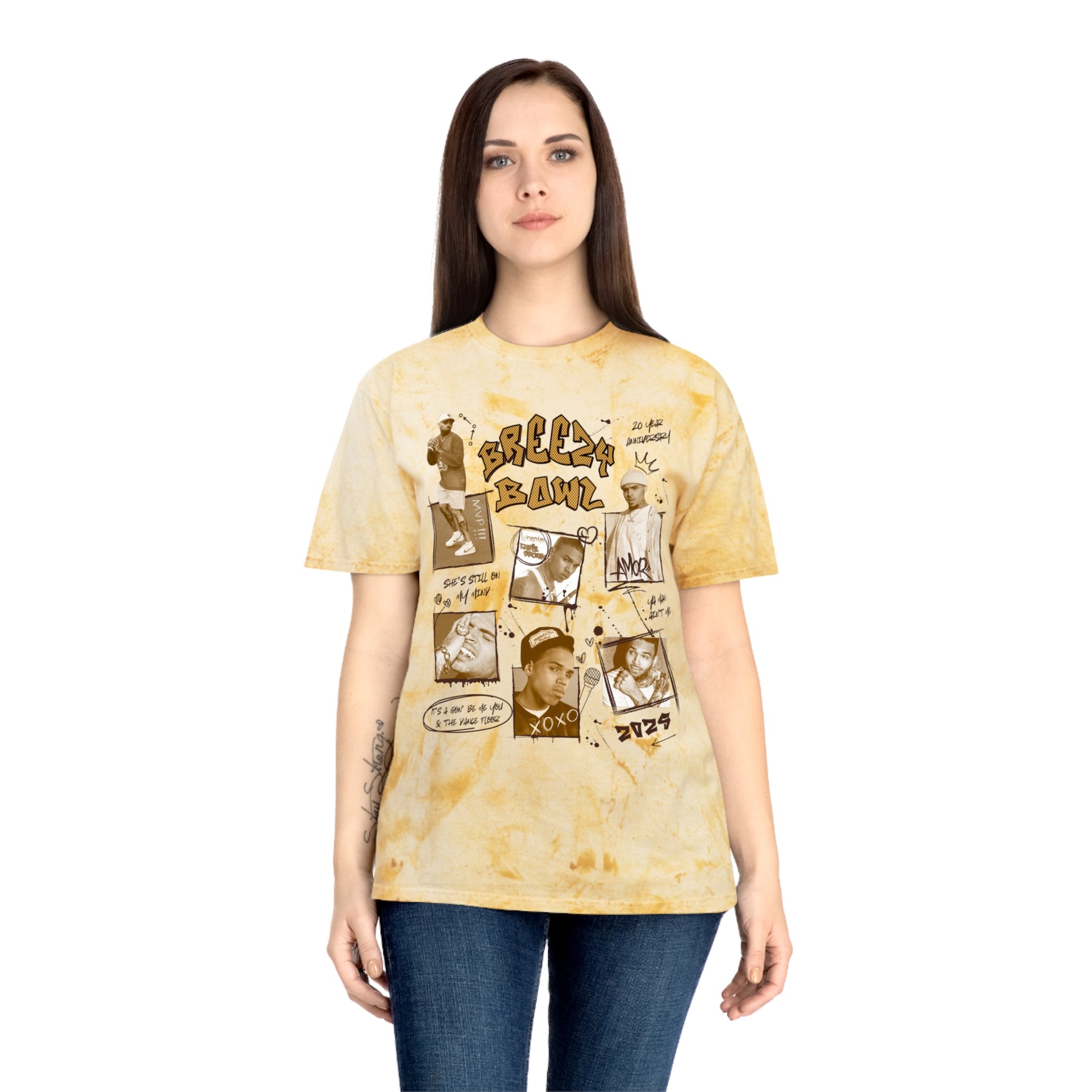 Breezy Bowl Scrapbook Tee