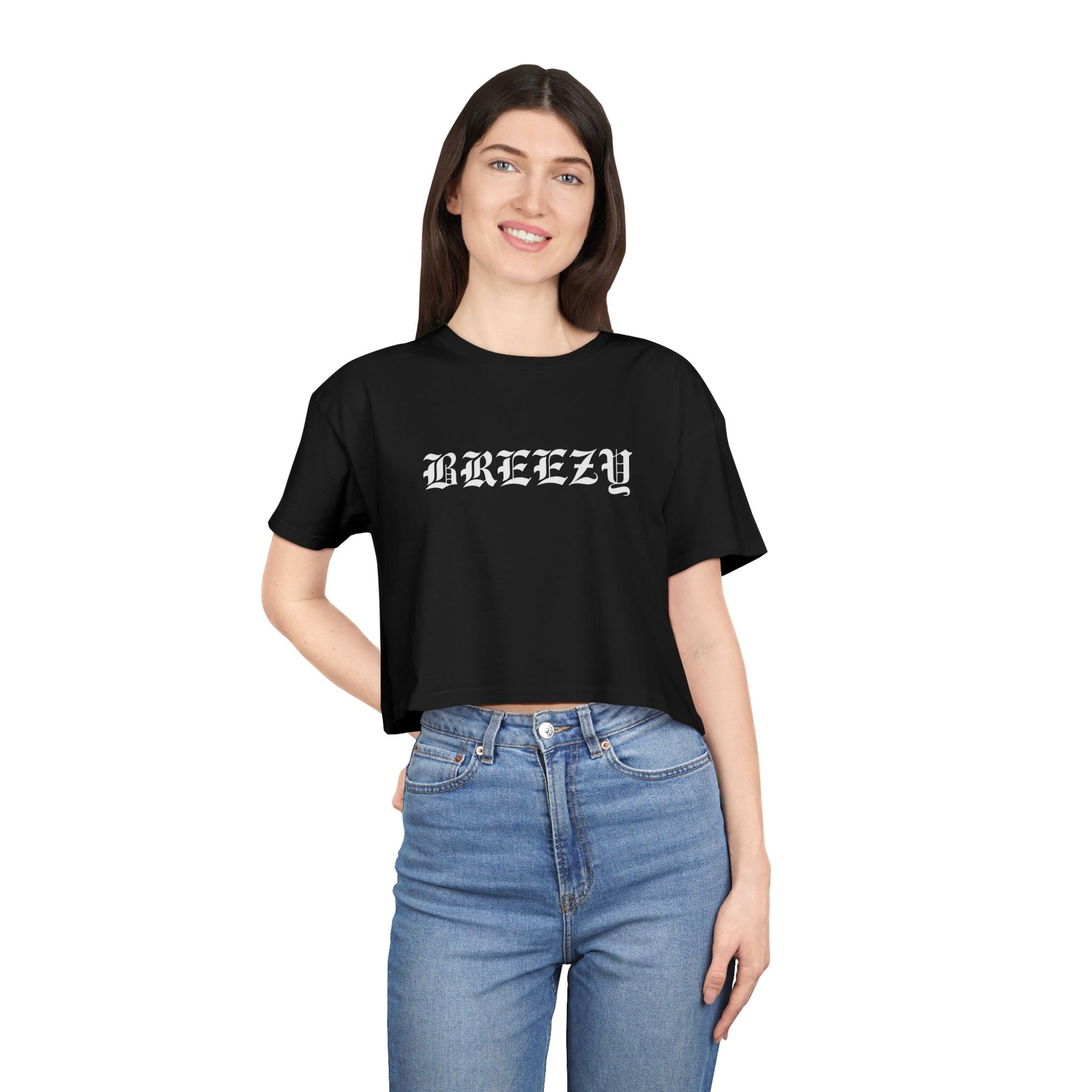 BREEZY Inspired Cropped Tee
