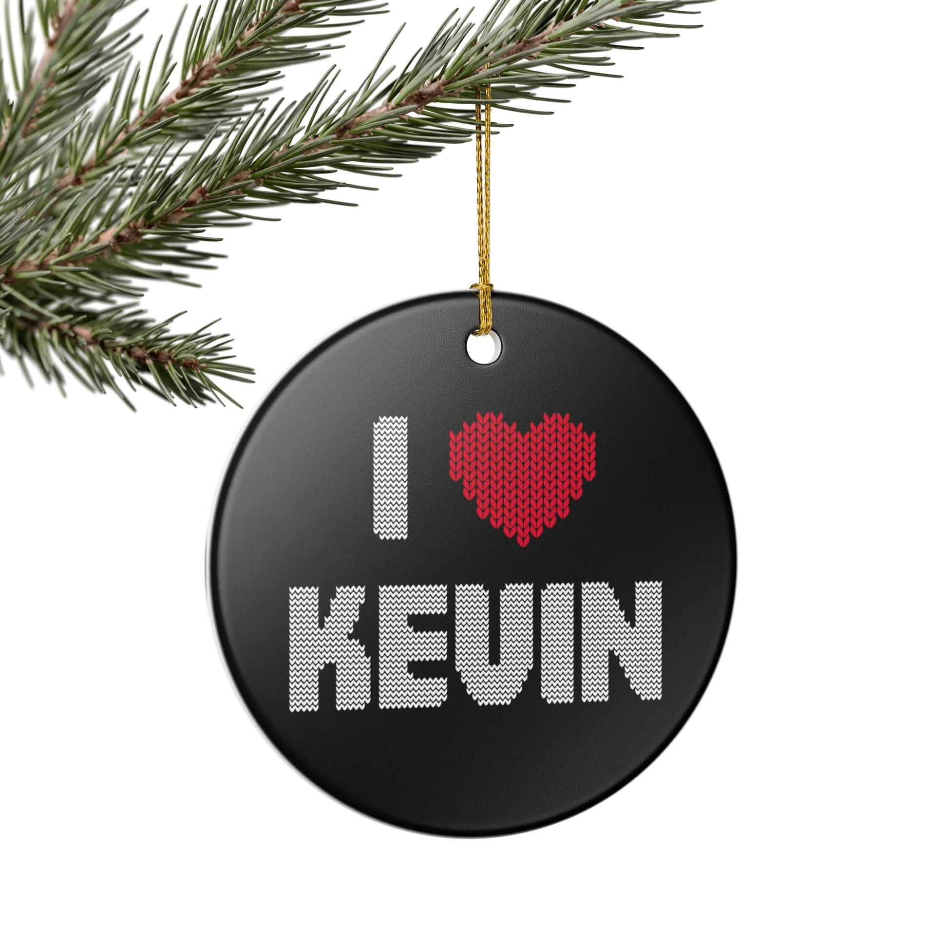 I ❤️ Kevin Ornament (1pc), Jonas Brothers Inspired Christmas Decor