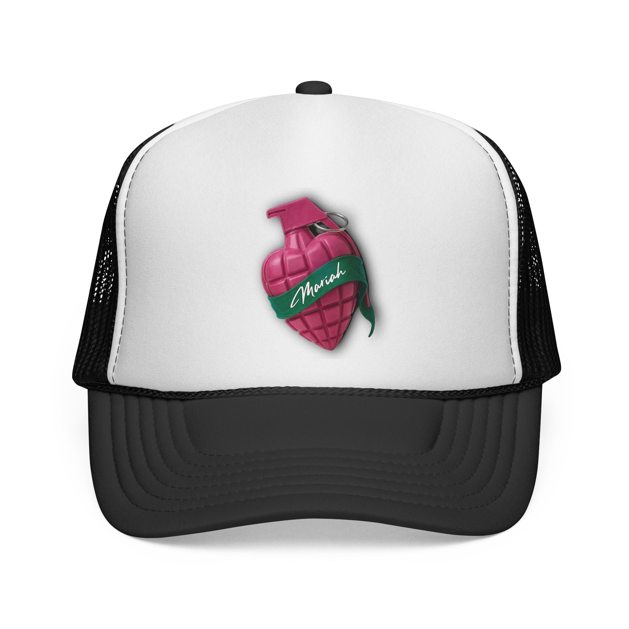 Mariah Heart Grenade Inspired Trucker Caps