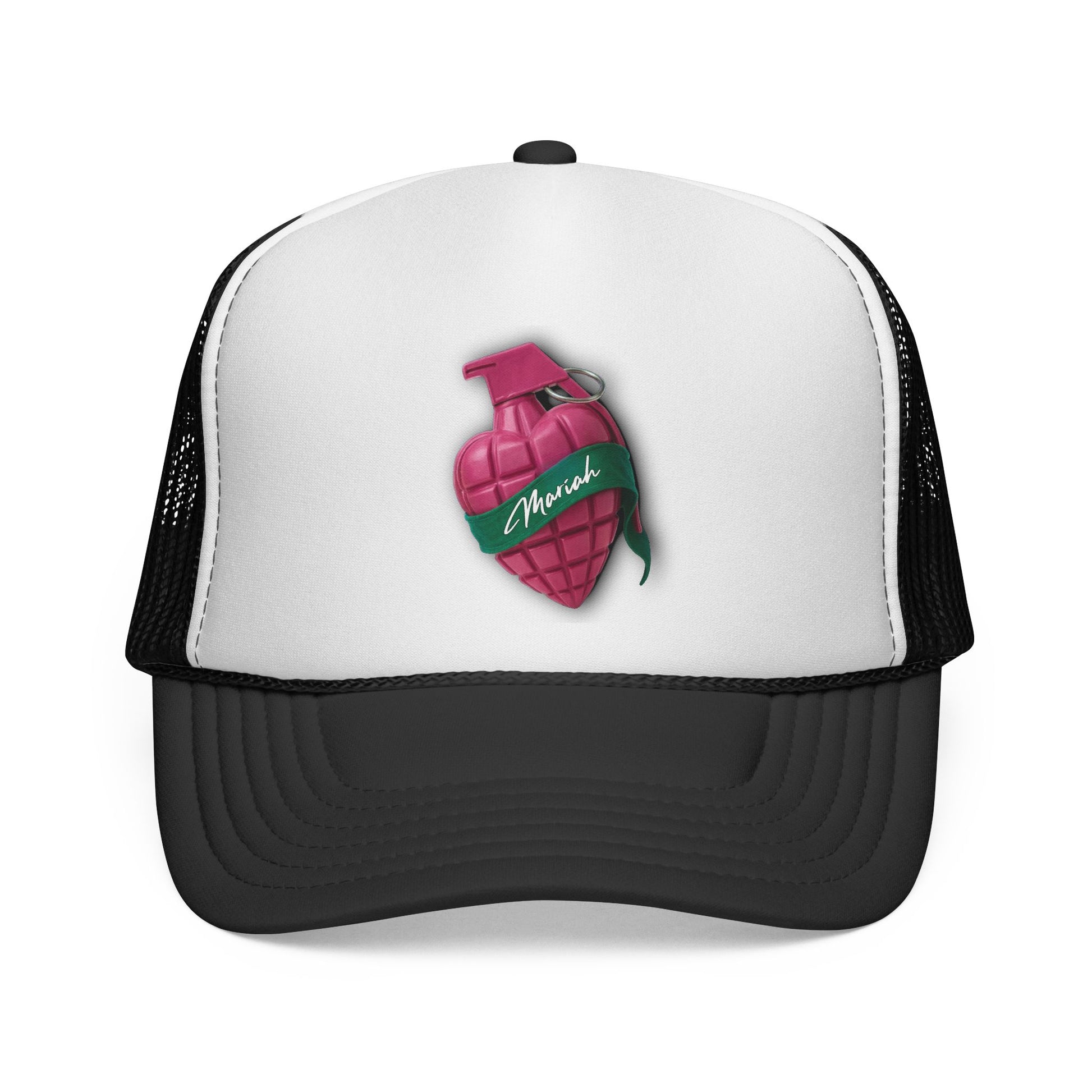 Mariah Heart Grenade Inspired Trucker Caps
