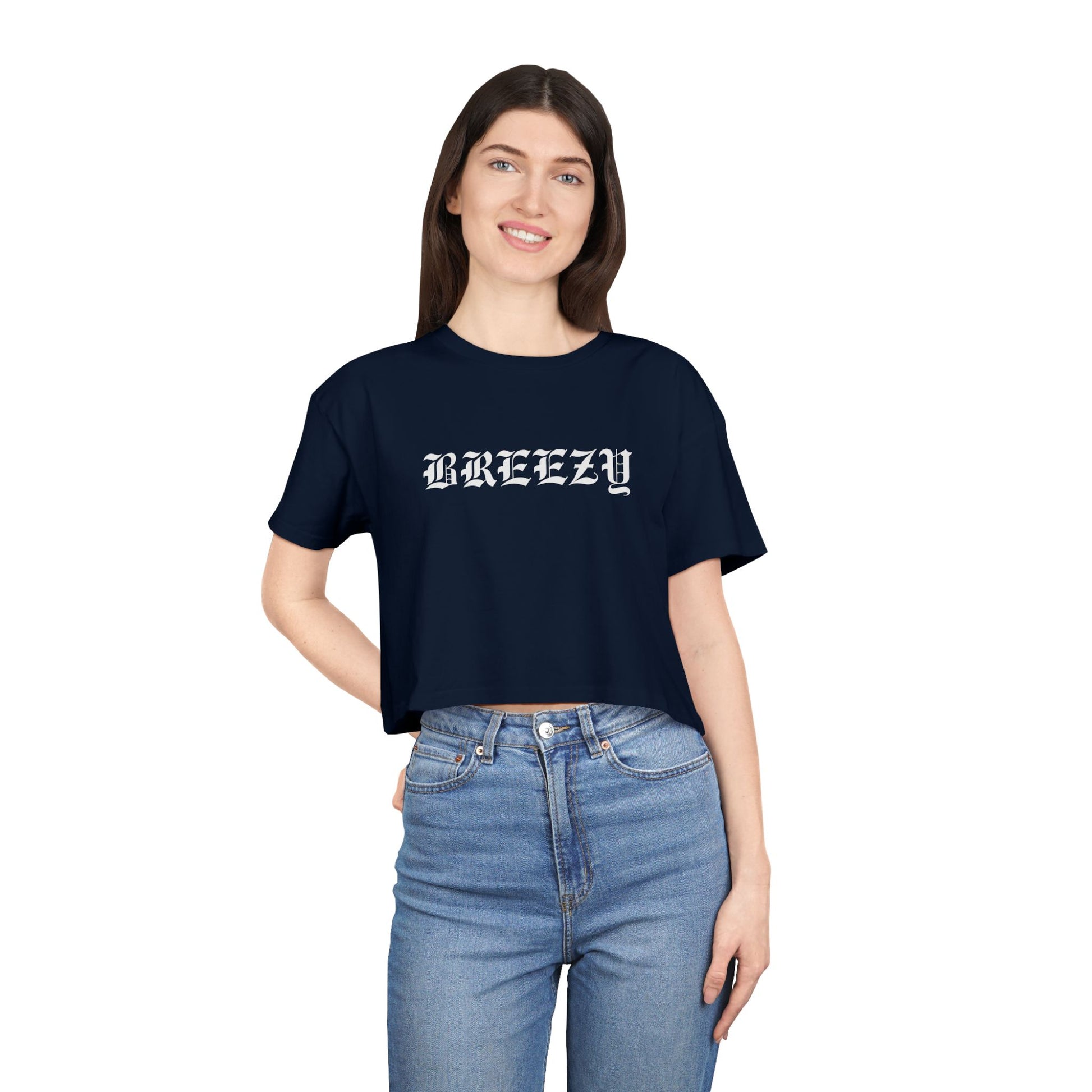 BREEZY Inspired Cropped Tee