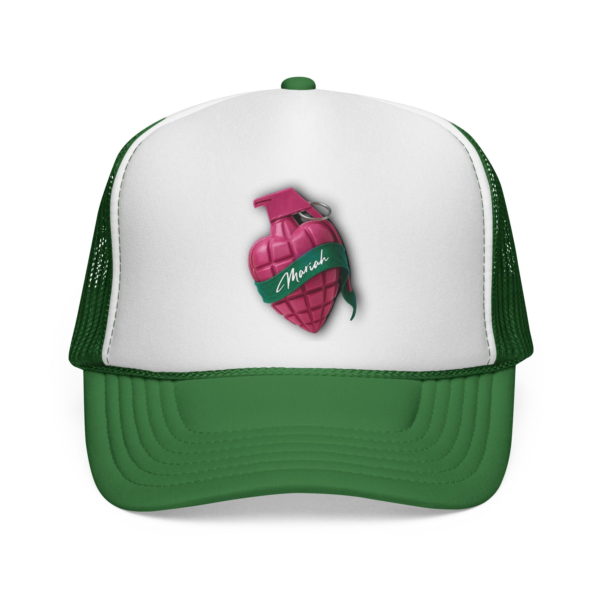 Mariah Heart Grenade Inspired Trucker Caps