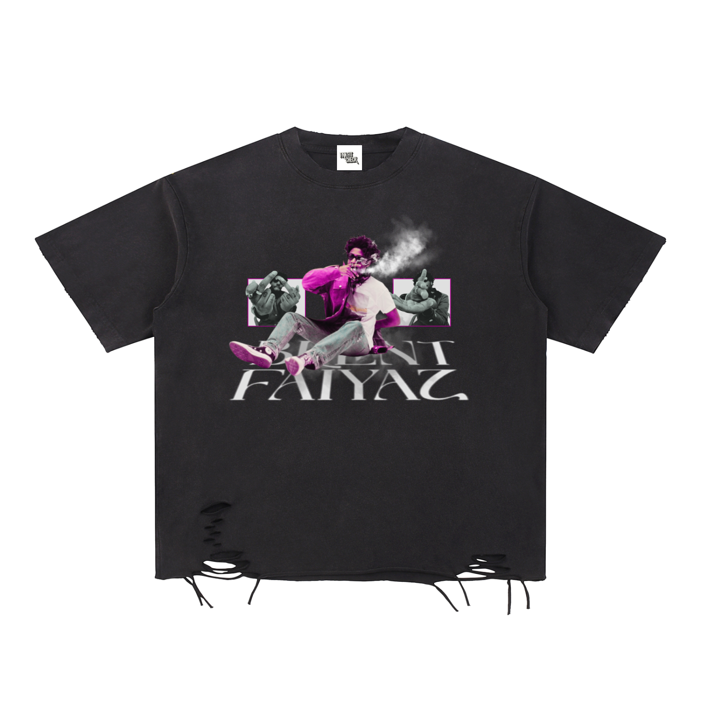 T-Shirt,Distressed T-Shirt,Brent Faiyaz T-Shirt,Street Wear,Everyday Wear,Casual Wear,Unisex ,Spring Clothing,Summer Clothing,Artist T-Shirt