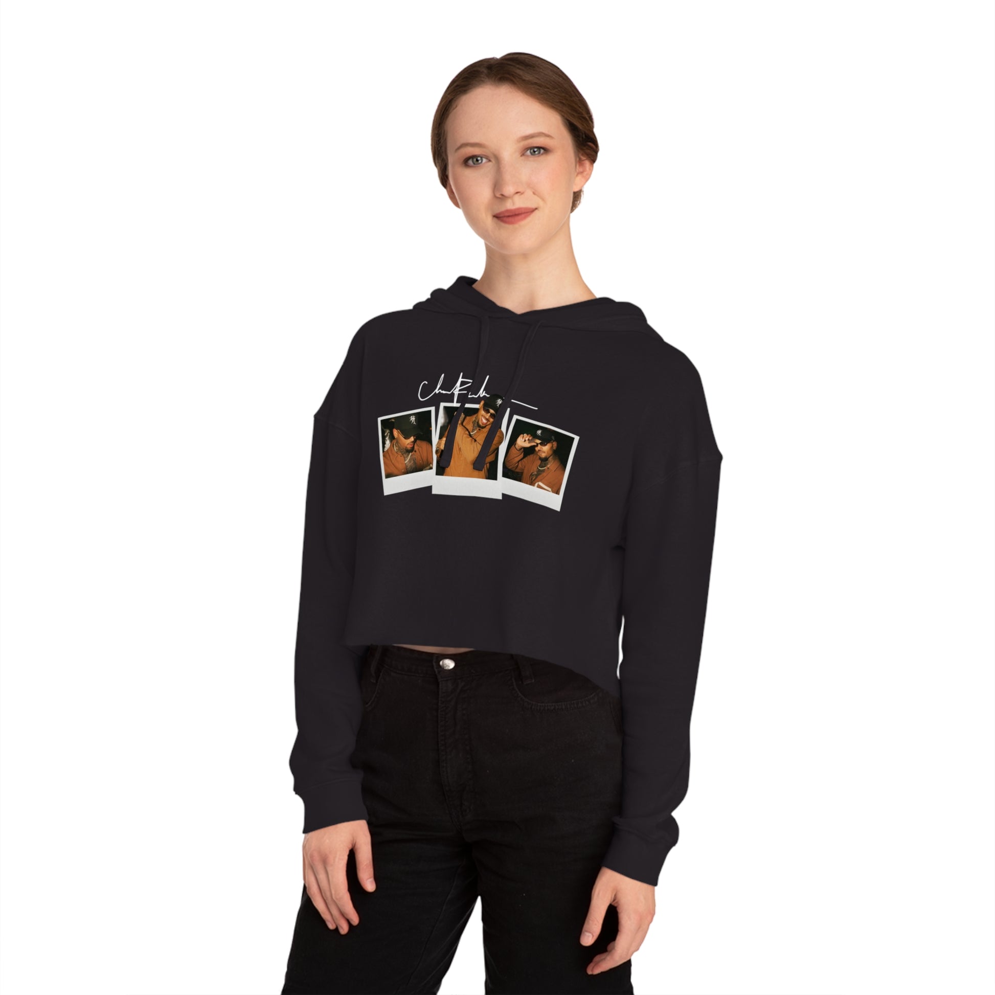 Polaroid Breezy Cropped Hoodie