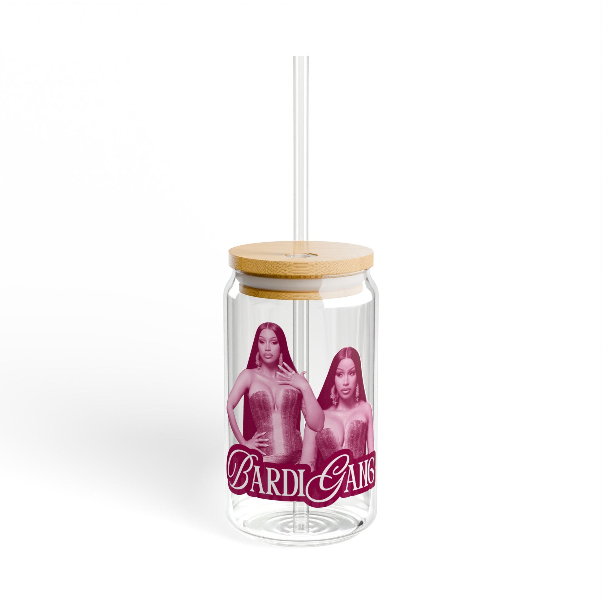 Cardi B Inspired Bardi Gang Sipper Glass