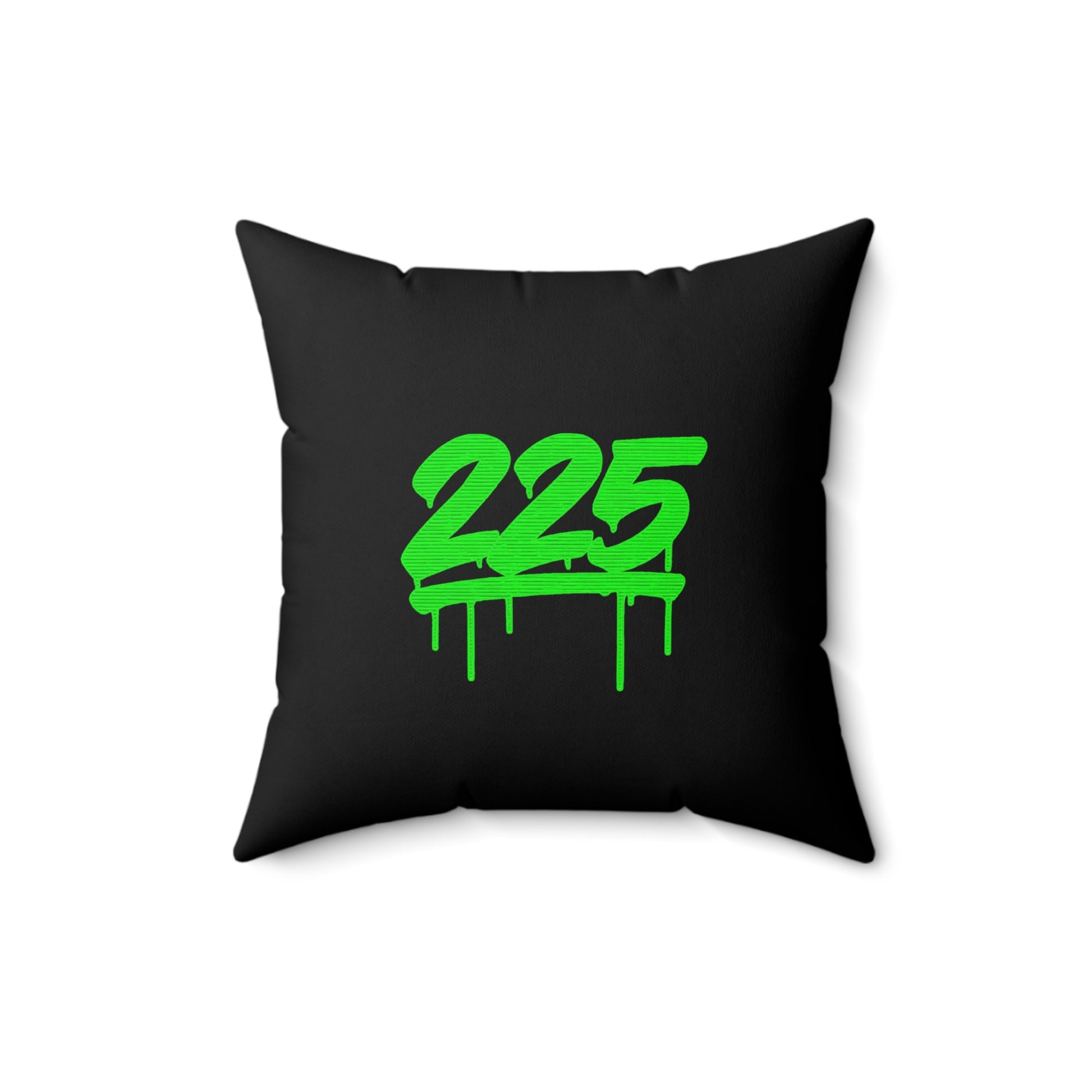 225 Inspired Faux Suede Pillow