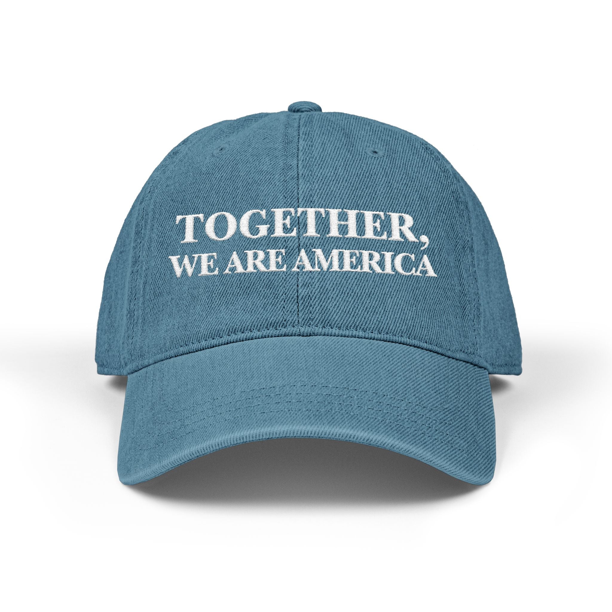 THE NEW AMERICAN HAT - Denim Embroidered Hat