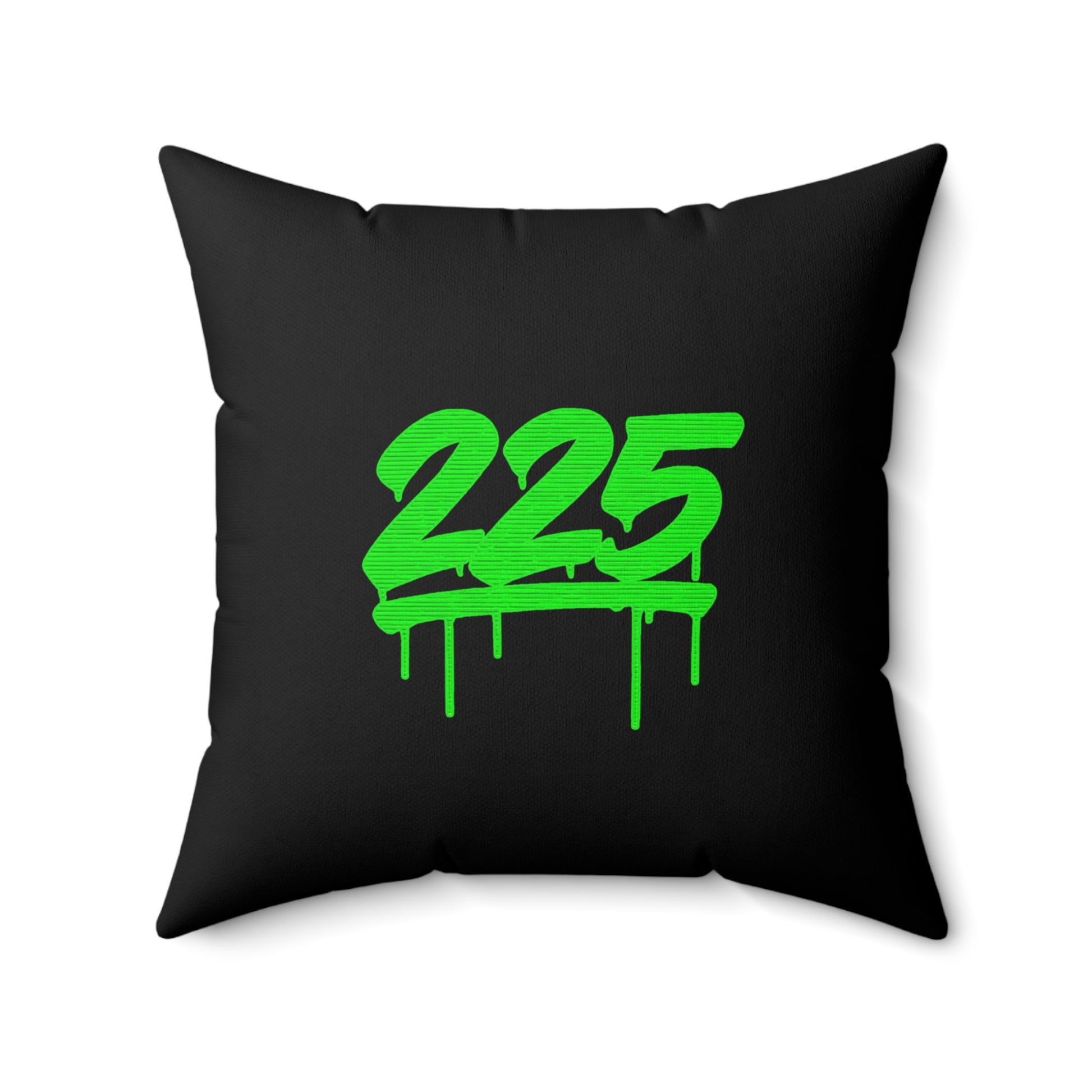 225 Inspired Faux Suede Pillow