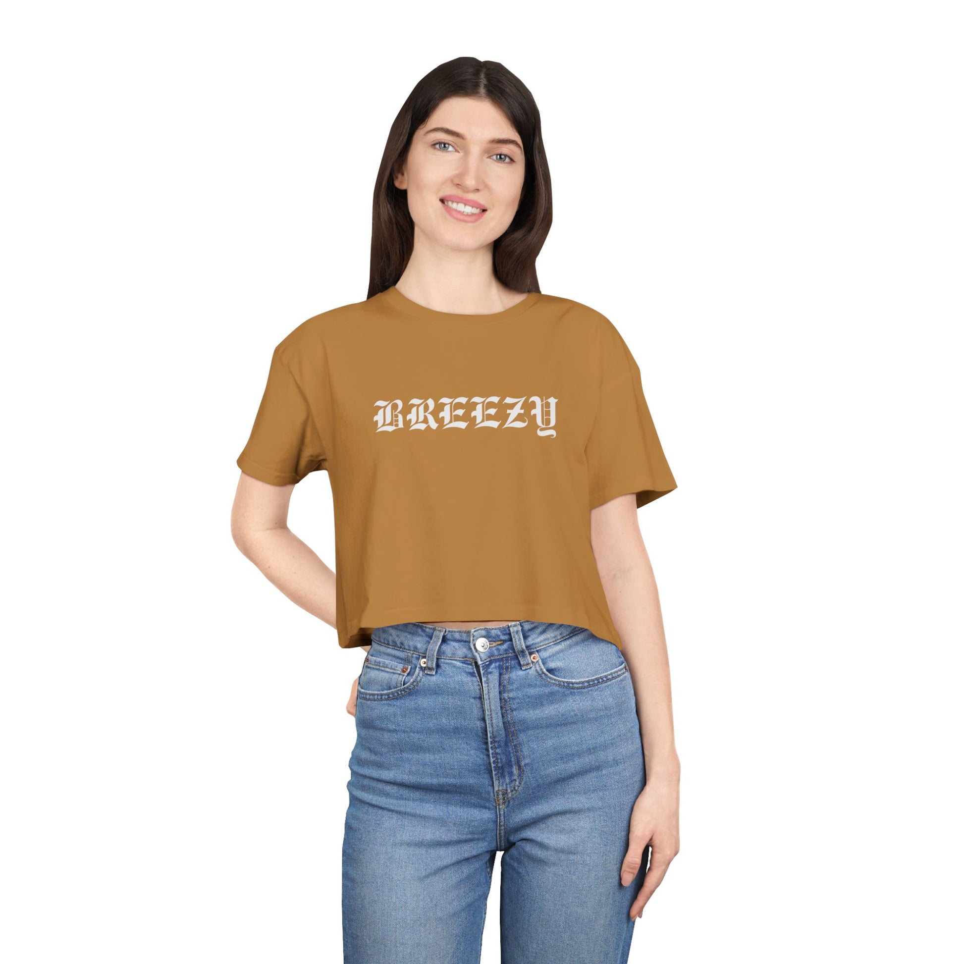 BREEZY Inspired Cropped Tee