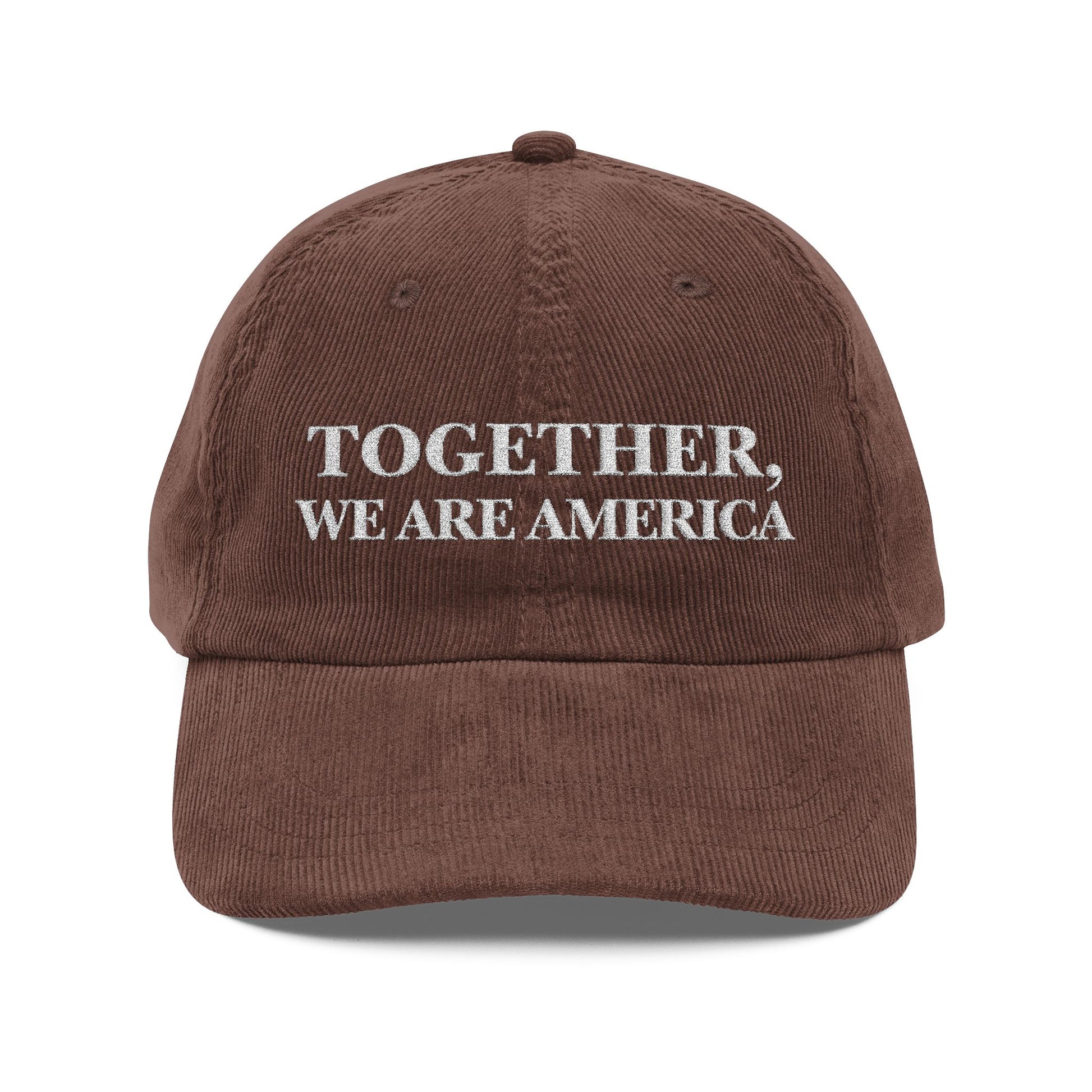 THE NEW AMERICAN HAT - Vintage Embroidered Corduroy Cap