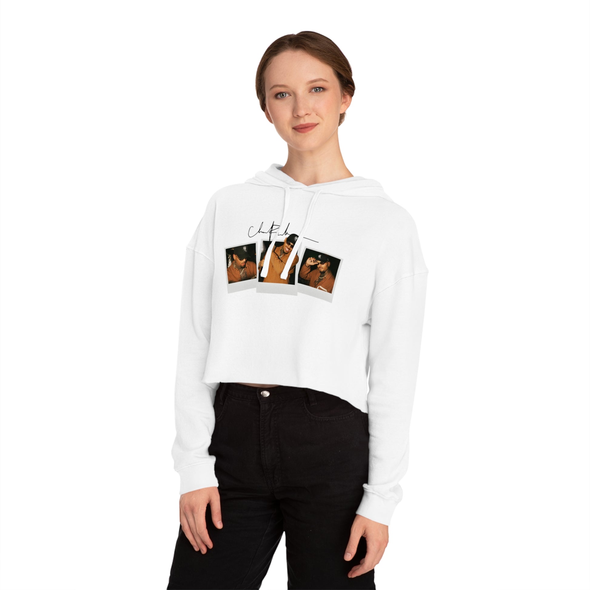 Polaroid Breezy Cropped Hoodie