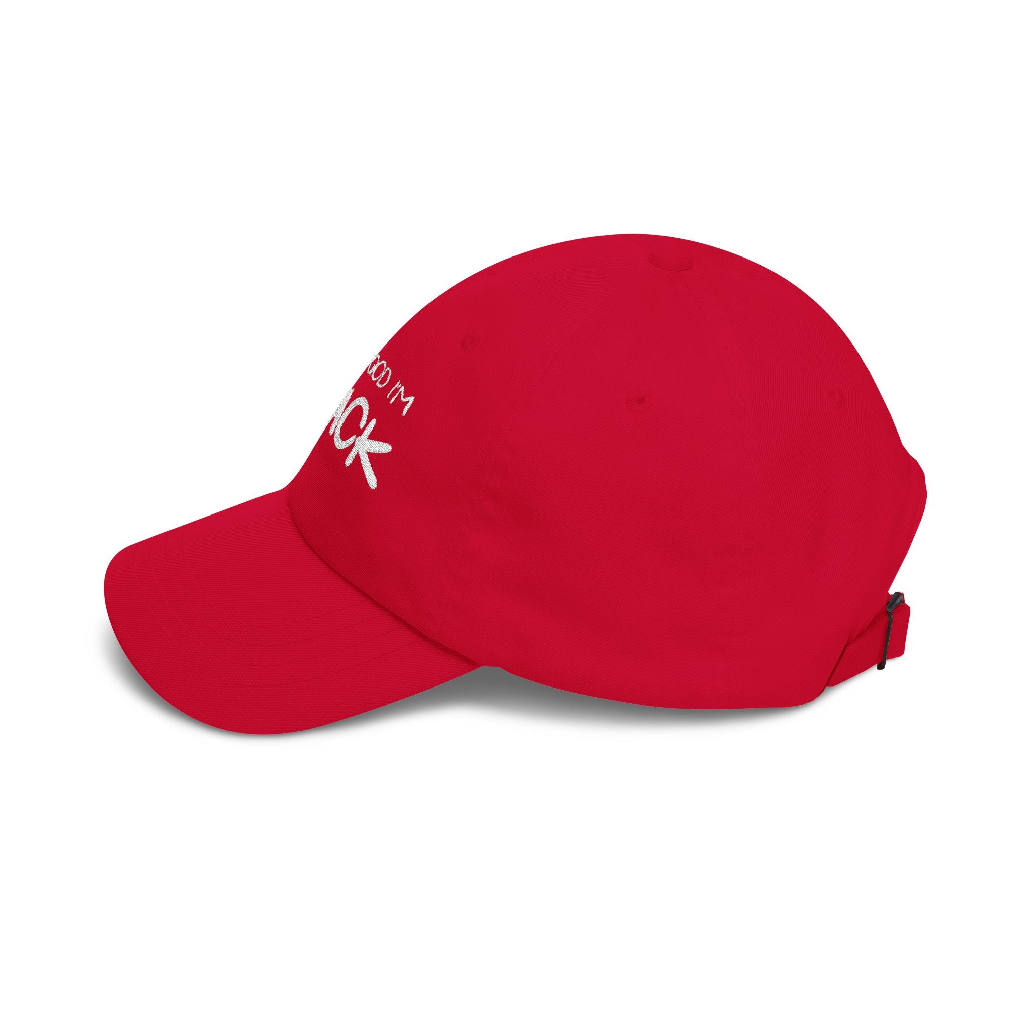Thank God I'm Black Embroidered Classic Dad Cap