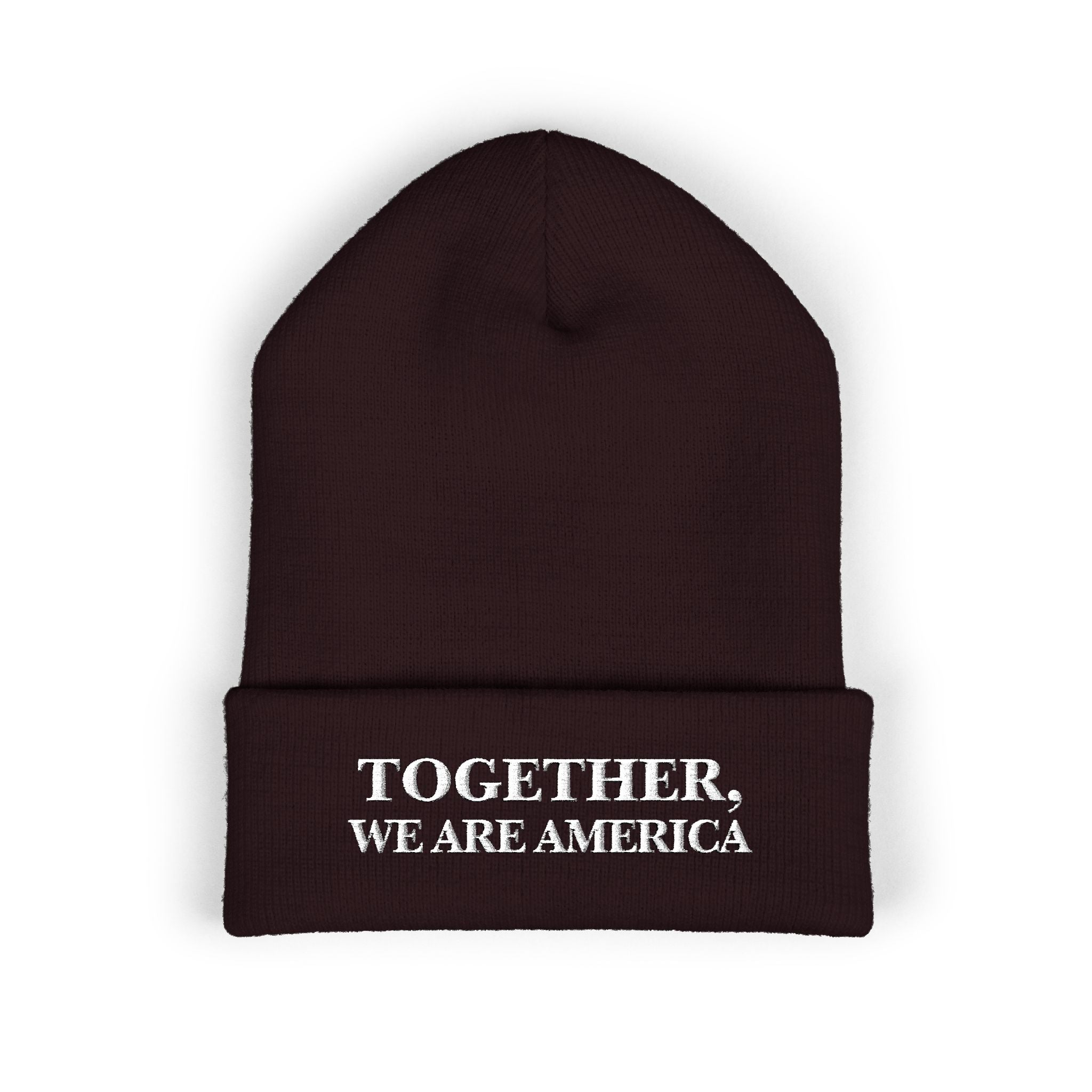 THE NEW AMERICAN HAT - Embroidered Cuffed Beanie
