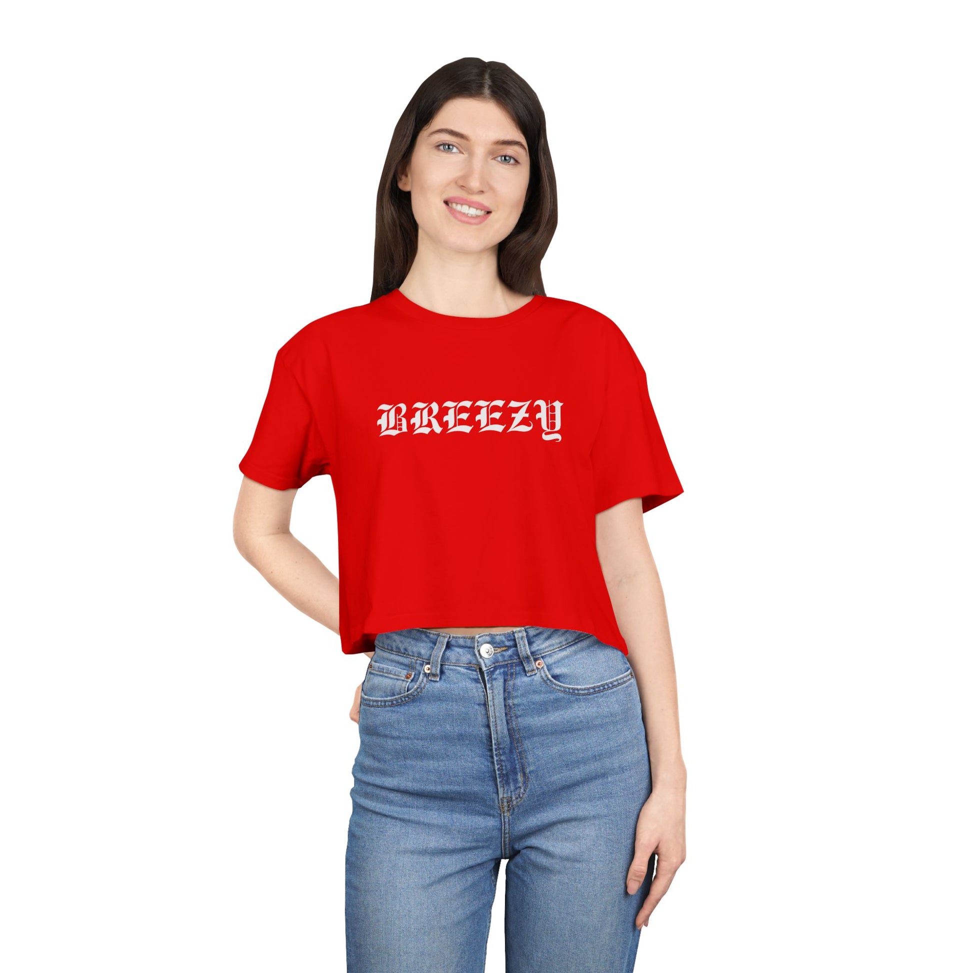 BREEZY Inspired Cropped Tee
