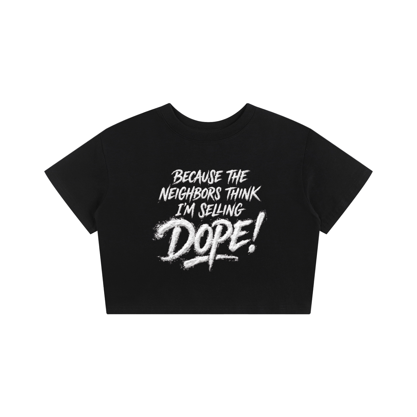 Powder Font Neighbors J Cole Inspired Baby Tee