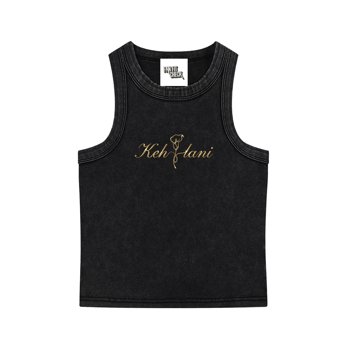 Cursive Kehlani Inspired CropTank Top
