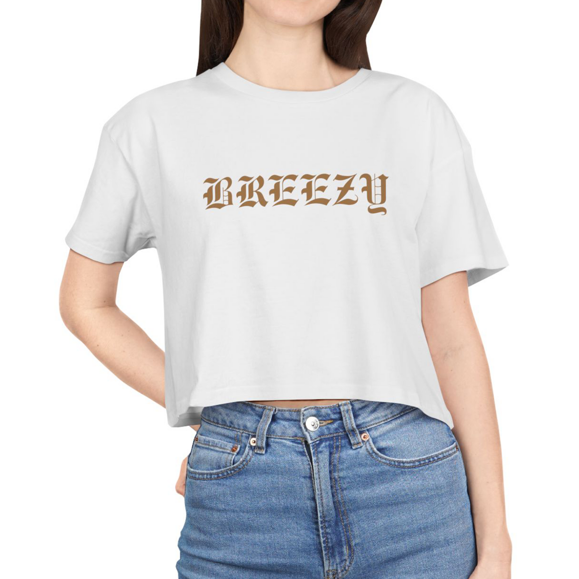 BREEZY Inspired Cropped Tee