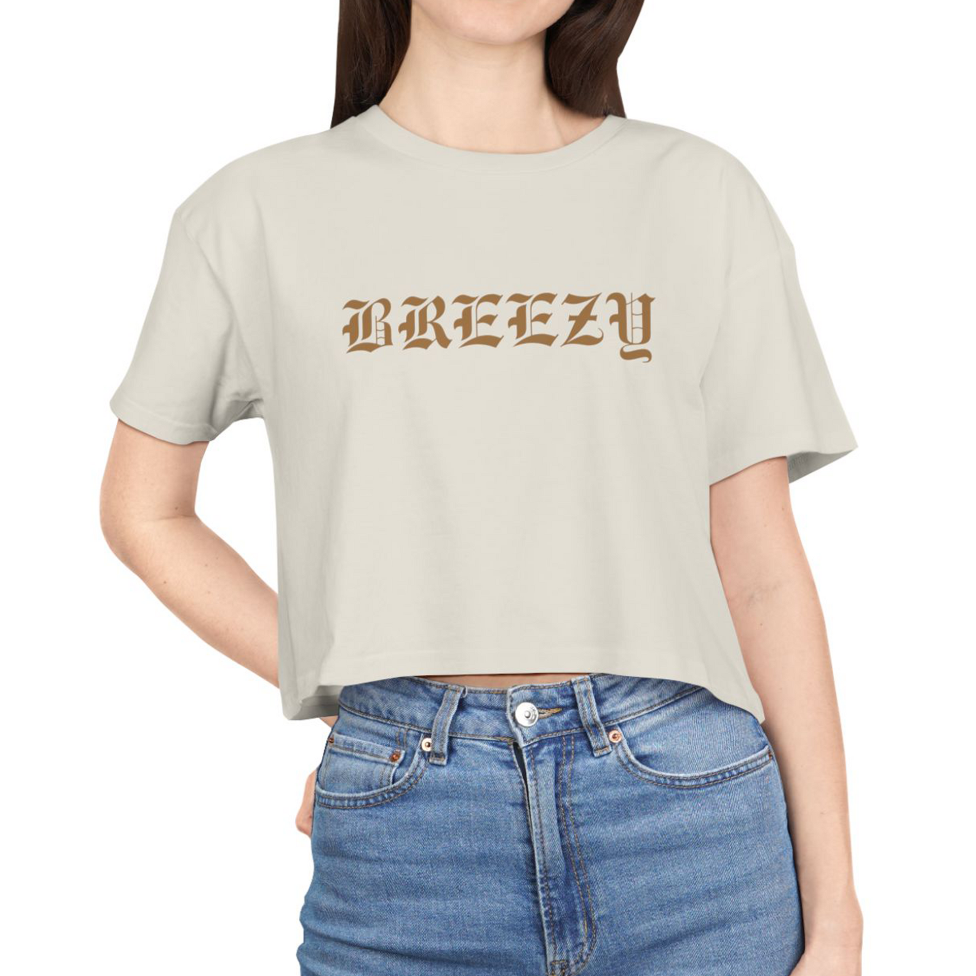 BREEZY Inspired Cropped Tee