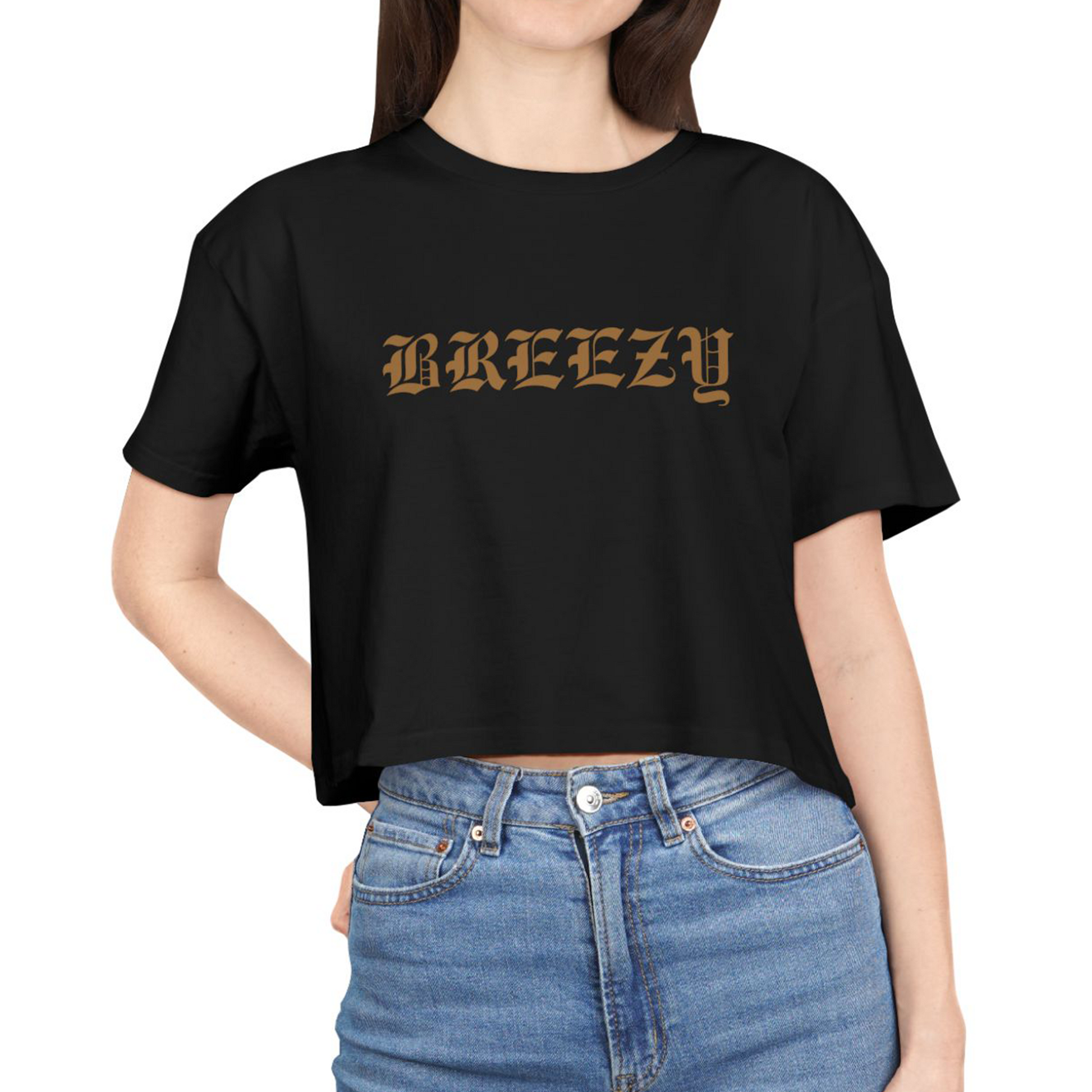 BREEZY Inspired Cropped Tee