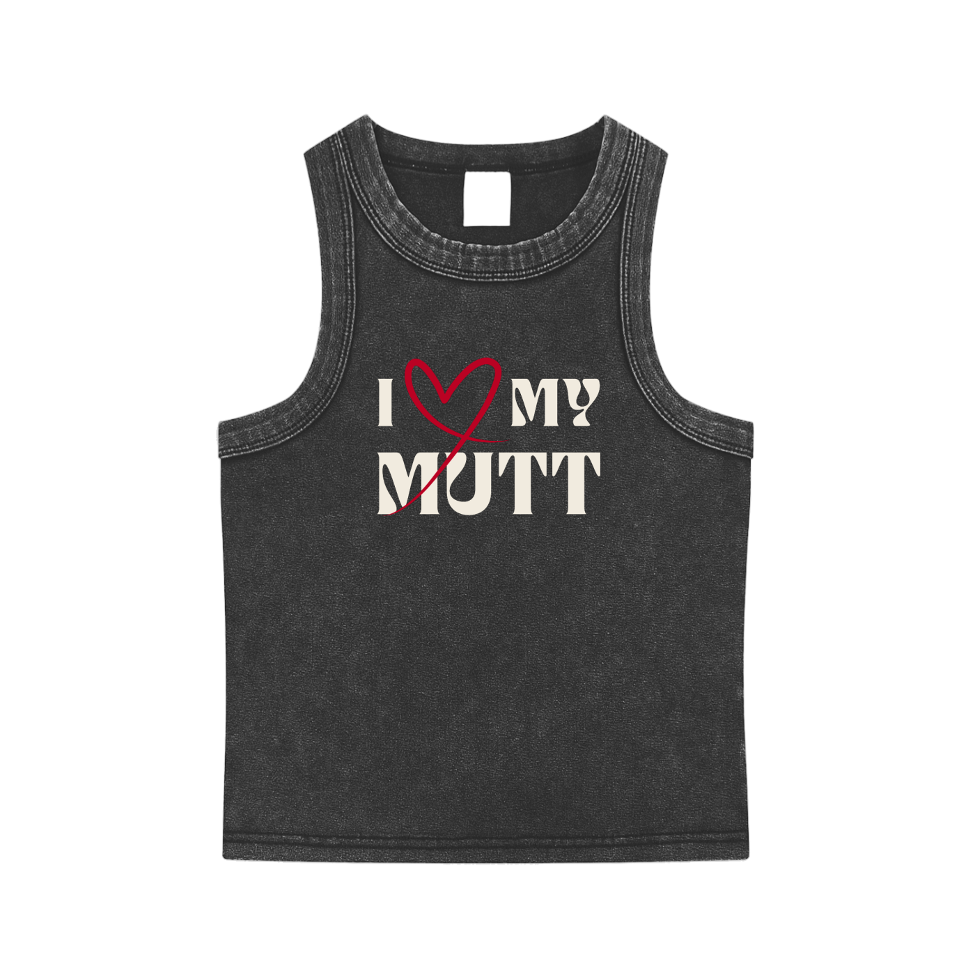 Cropped Tank,Tank Top,Conert Wear,Leon Thomas,Mutt,I ❤️ Shirt,Cropped Shirt,Street Wear,Women Apparel,Gifts for her