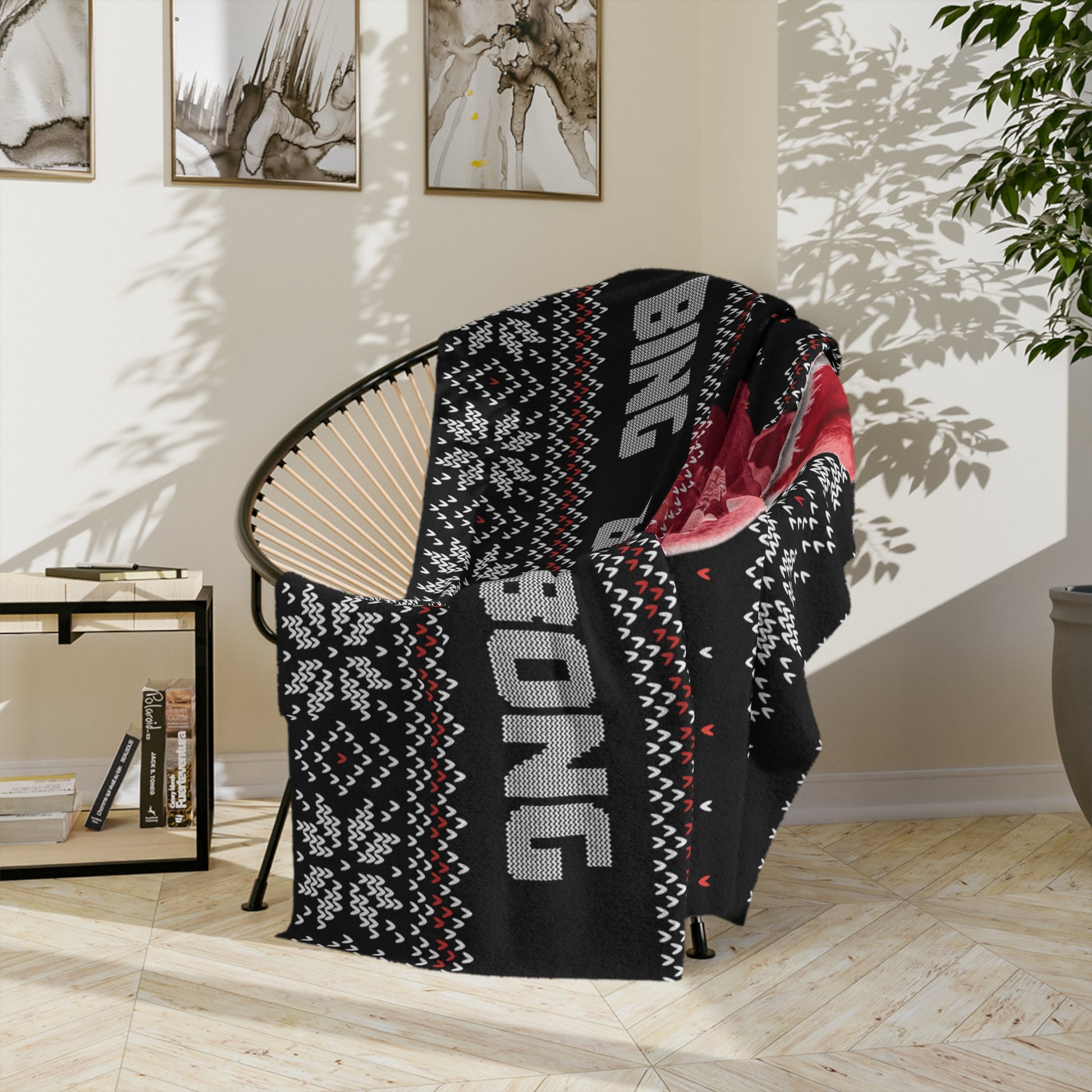 Joe Bing Bing Bing Inspired Christmas Throw Blanket