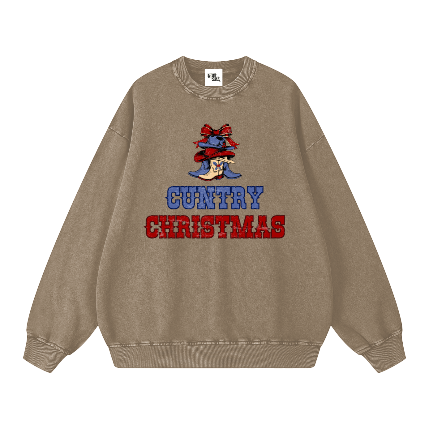 Cuntry Christmas Bey Inspired Oversied Sweatshirt