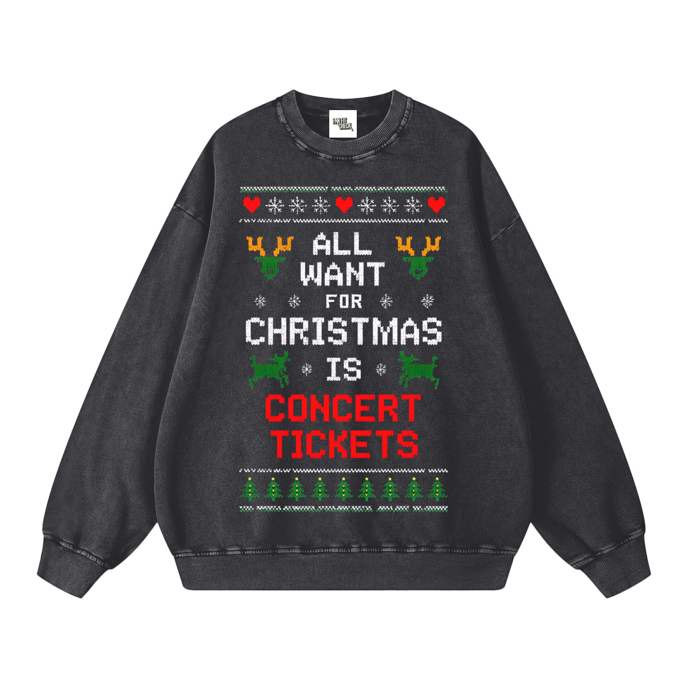 Concert Ugly Christmas Sweatshirt
