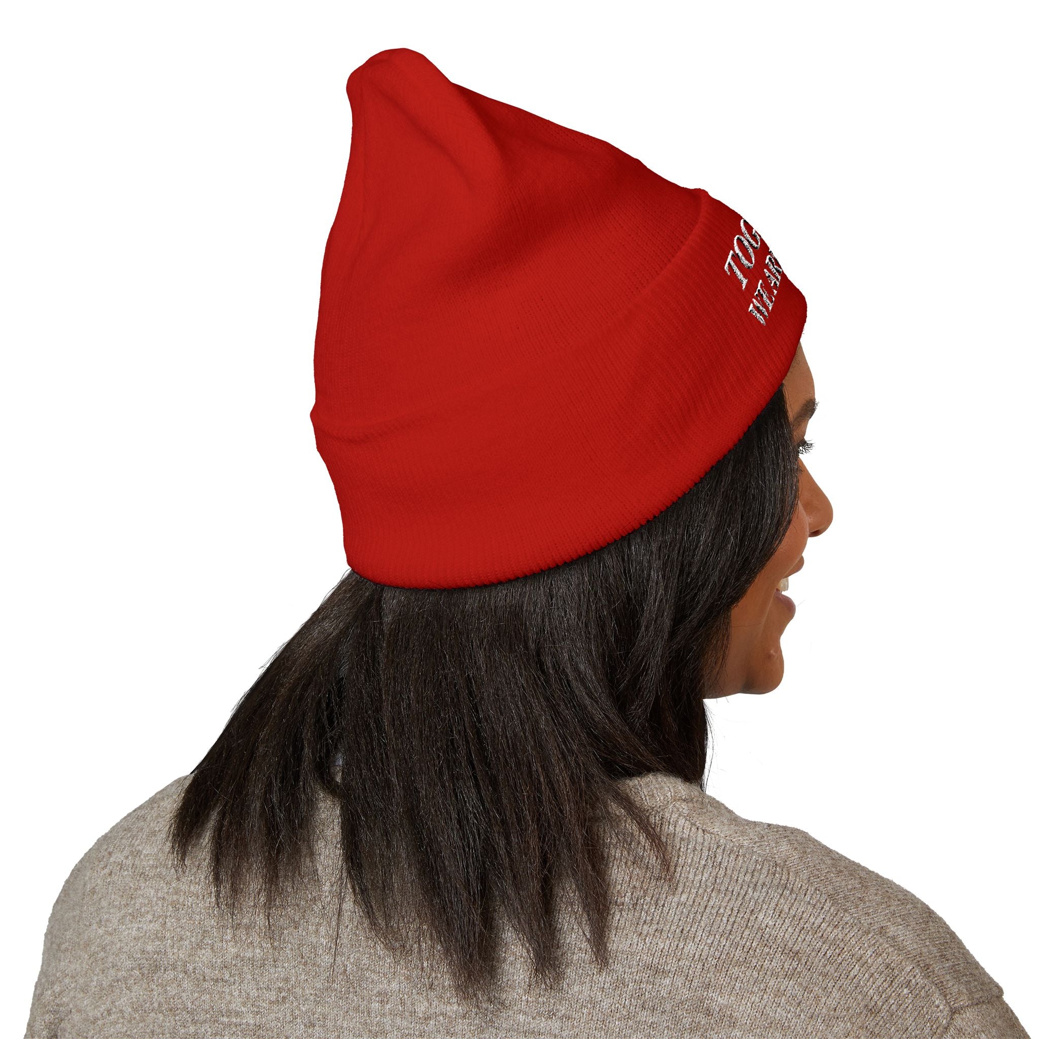 THE NEW AMERICAN HAT - Embroidered Cuffed Beanie