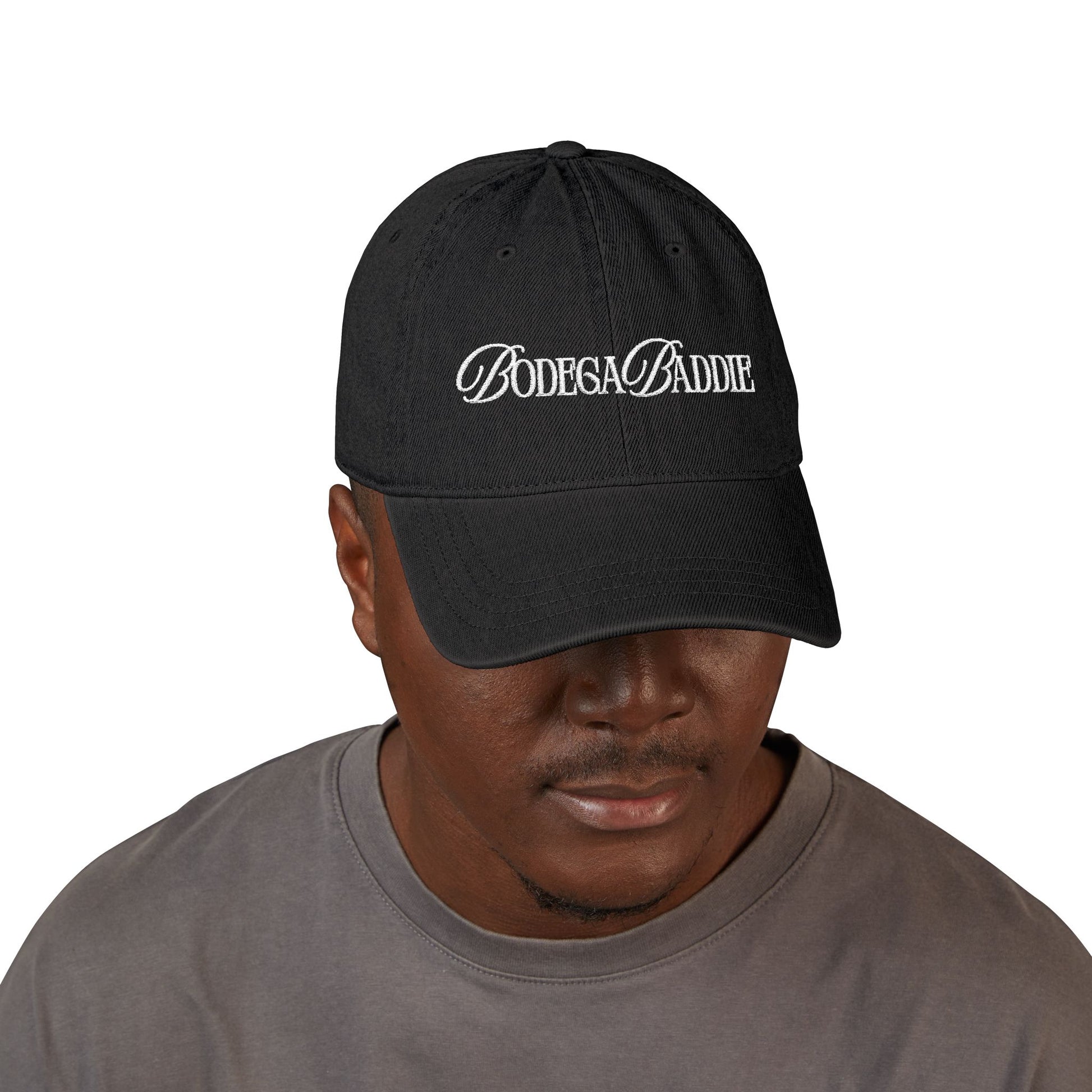 Bodega Baddie Embroidered Denim Hat