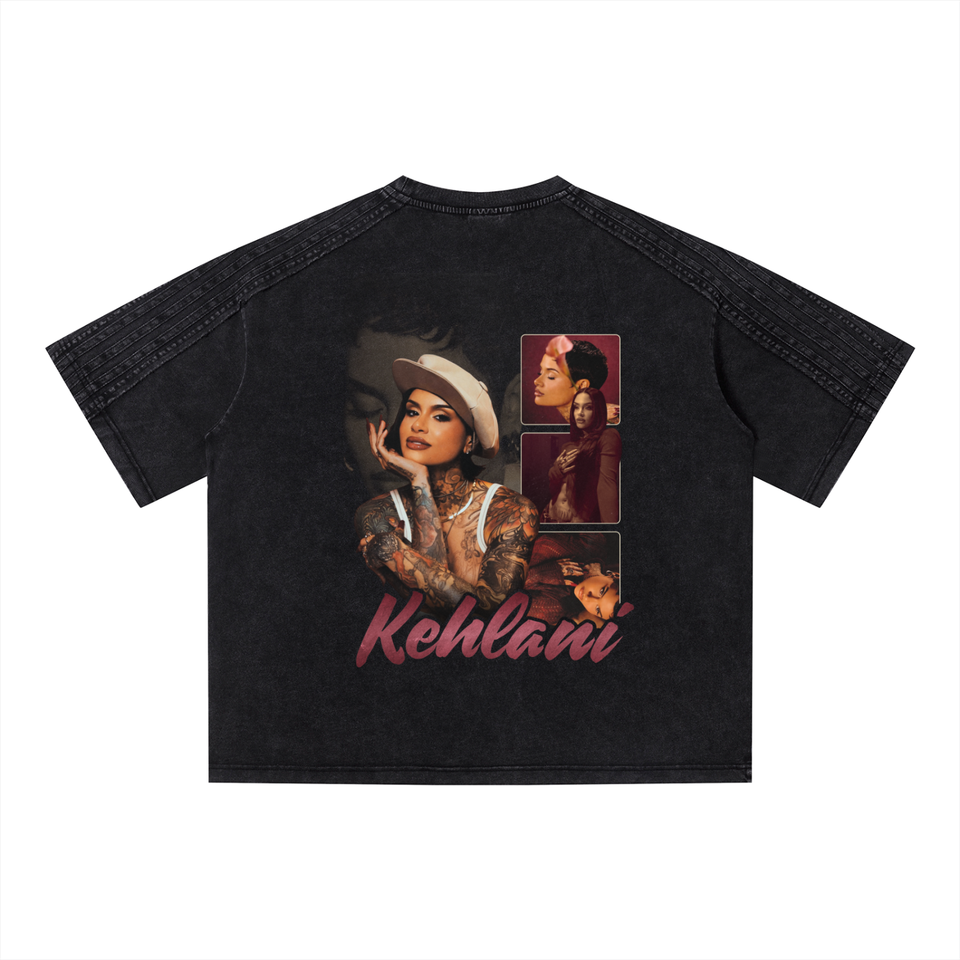 90s Kehlani Inspired Vintage Wash Boxy T-Shirt