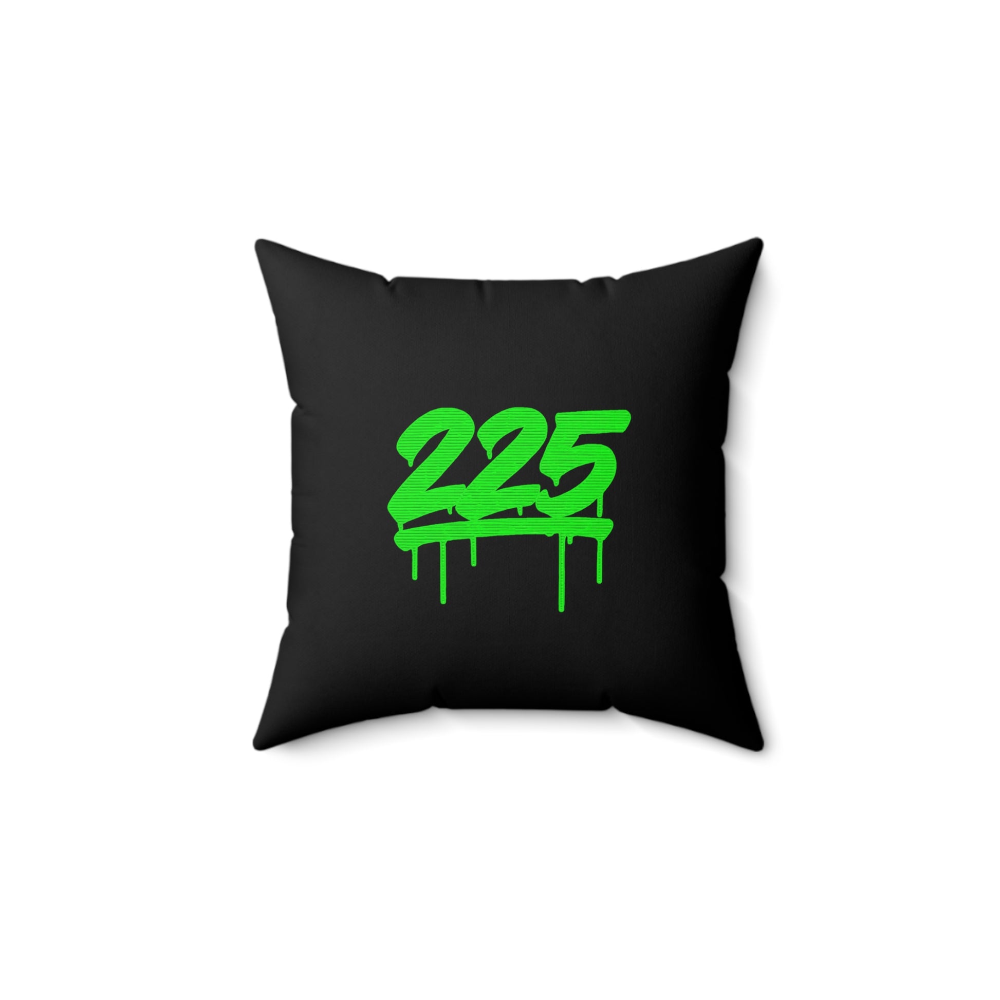225 Inspired Faux Suede Pillow